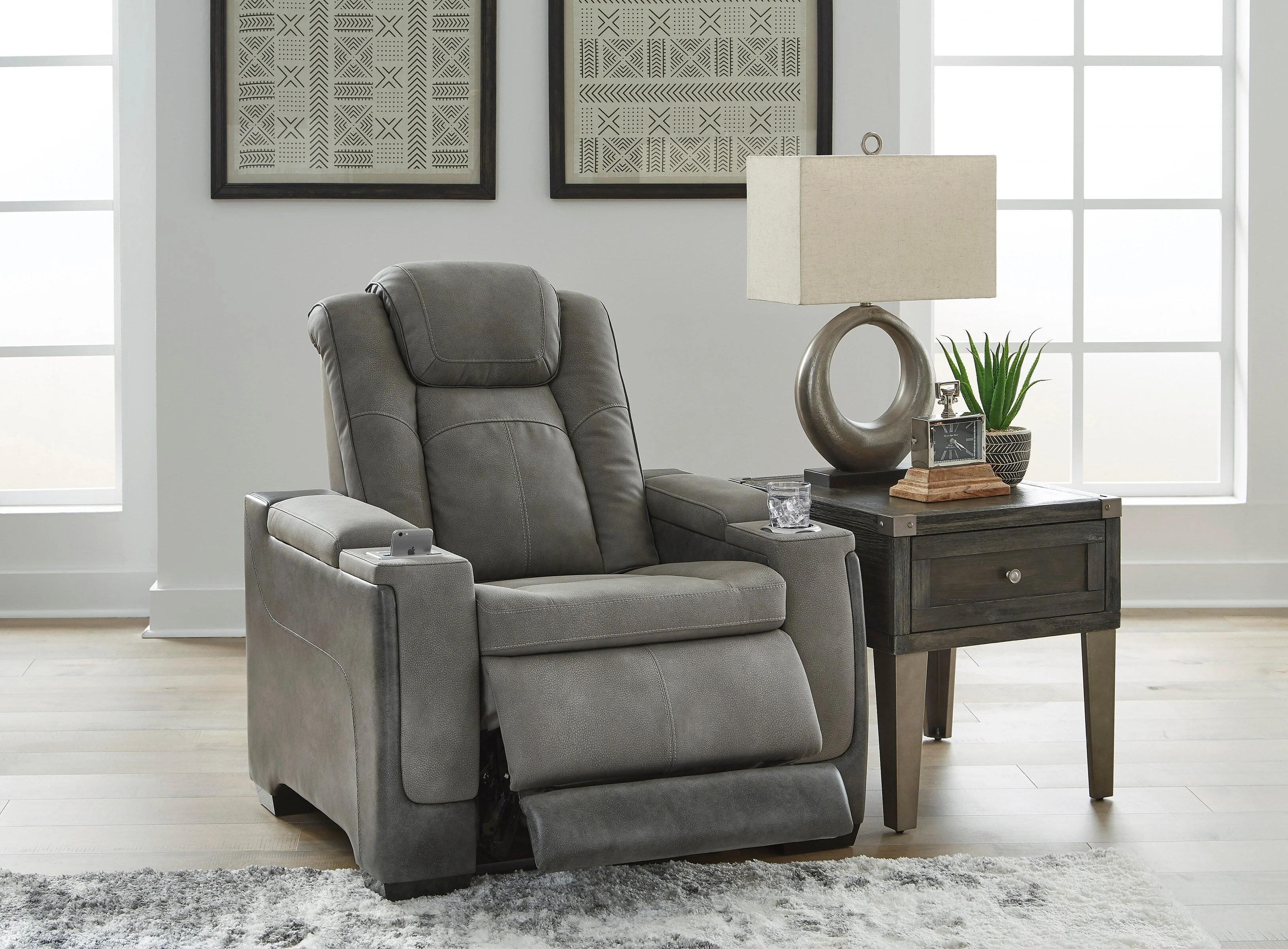 Ashley Next-Gen DuraPella Performance Fabric Dual Power Recliner - Image 3