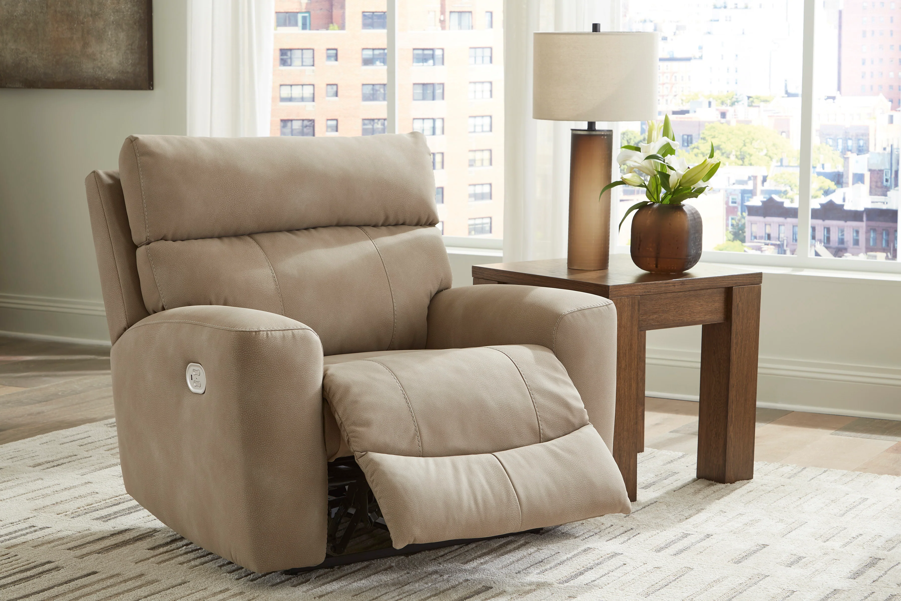 Ashley Next-Gen DuraPella Oversized Dual Power Performance Fabric Recliner - Image 16