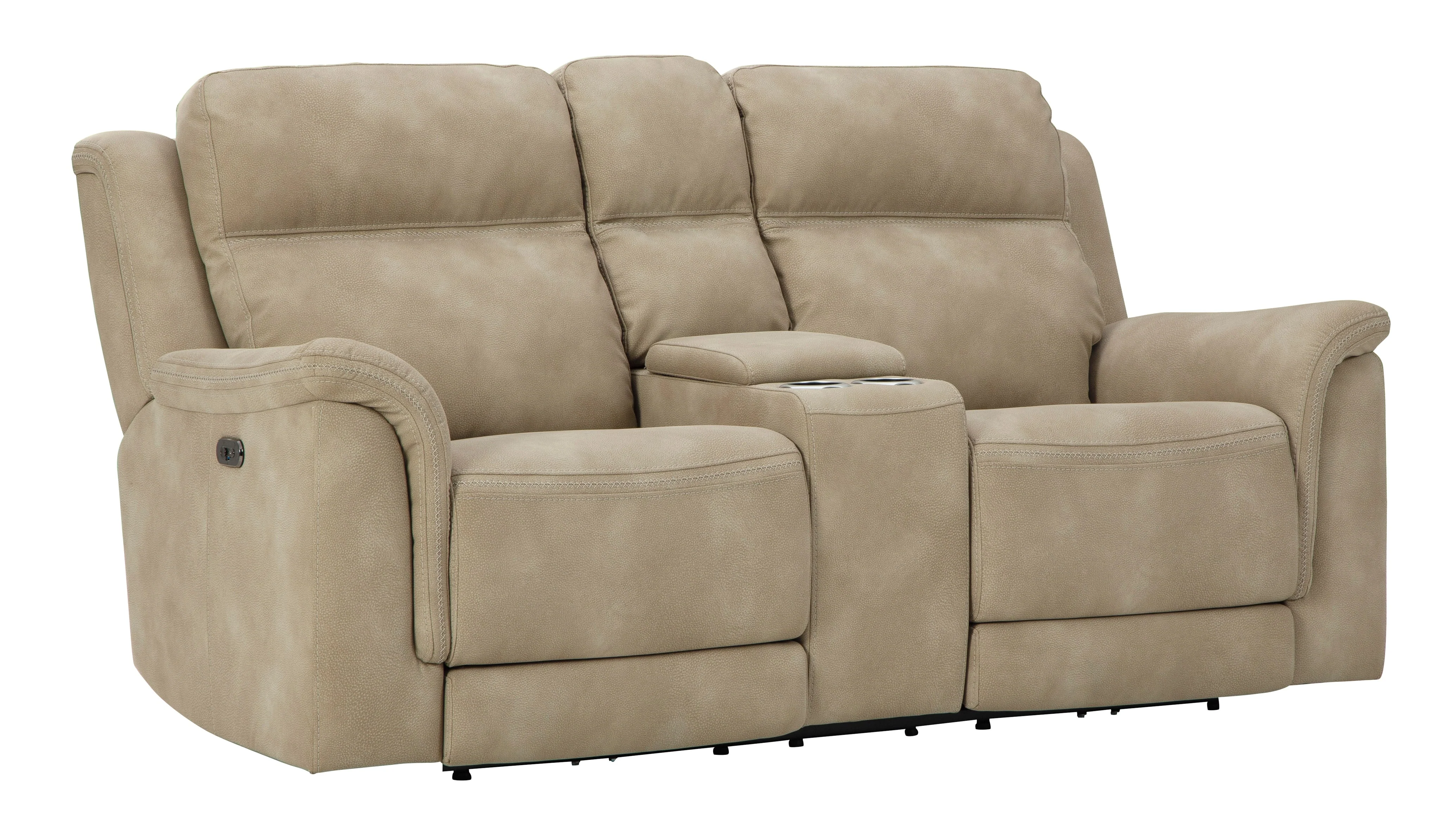 Next-Gen DuraPella Power Reclining Loveseat with Console - Image 4