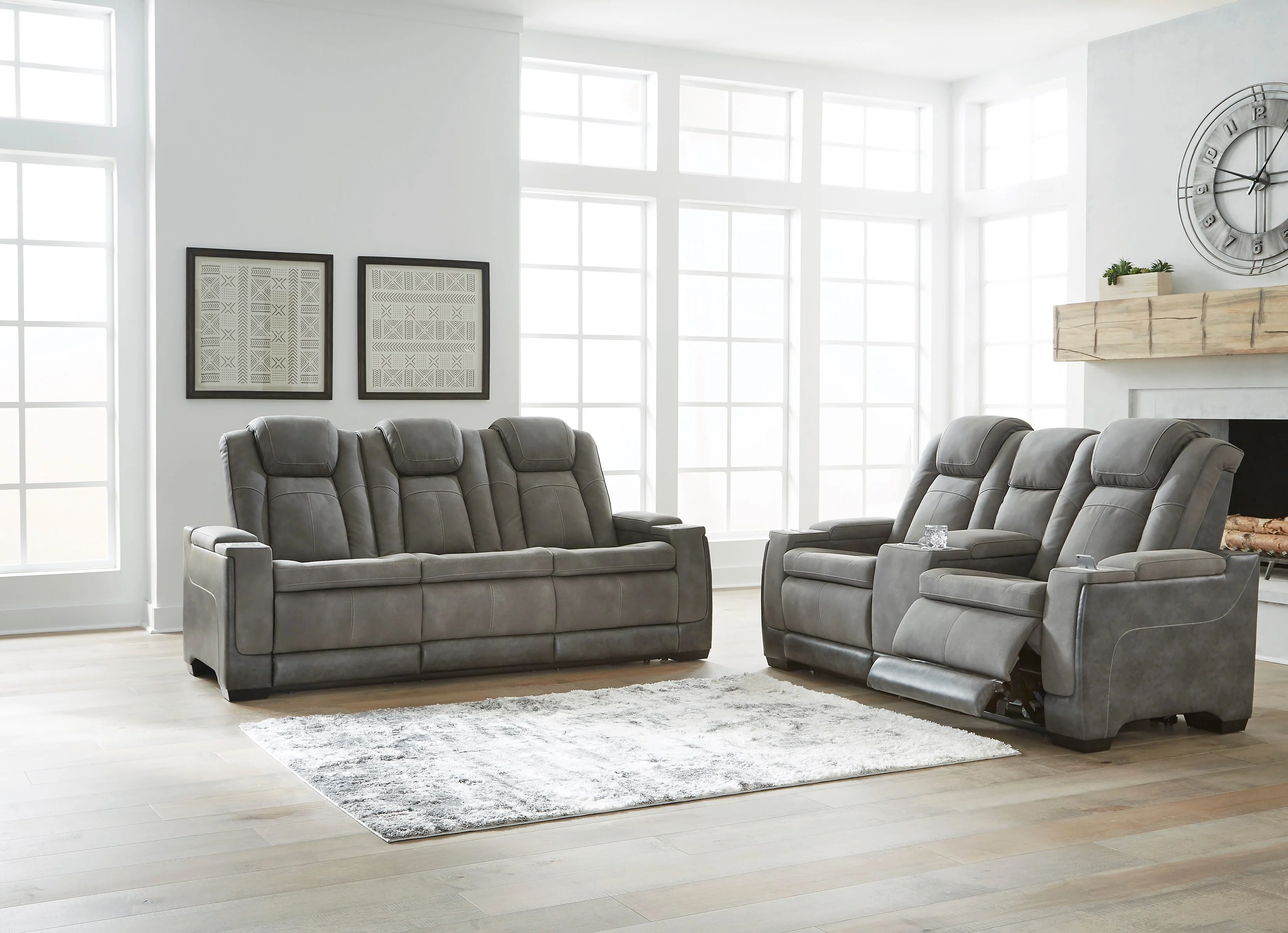 Ashley Next-Gen DuraPella Performance Fabric Dual Power Reclining Sofa - Image 16