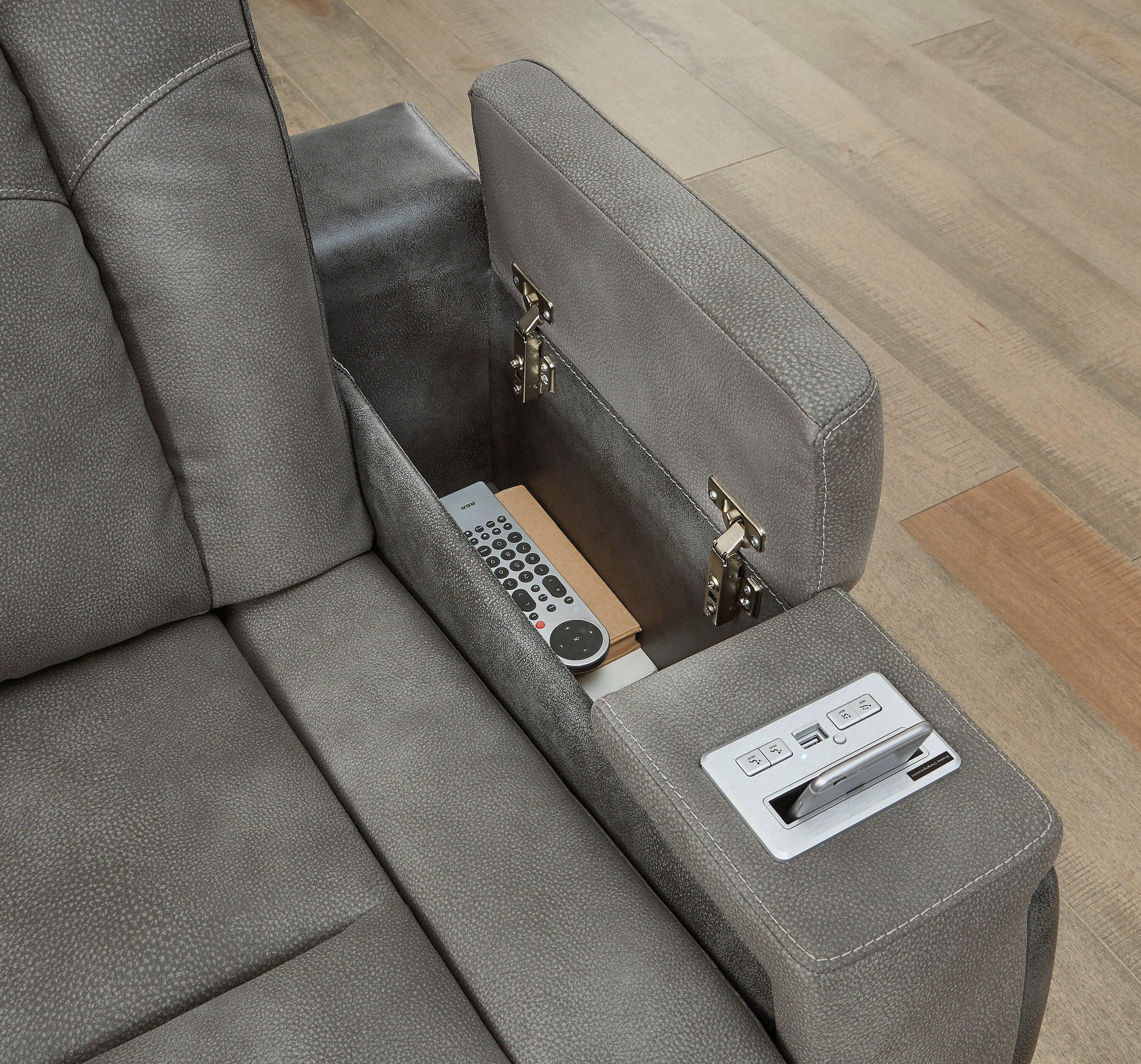 Ashley Next-Gen DuraPella Performance Fabric Dual Power Reclining Sofa - Image 22