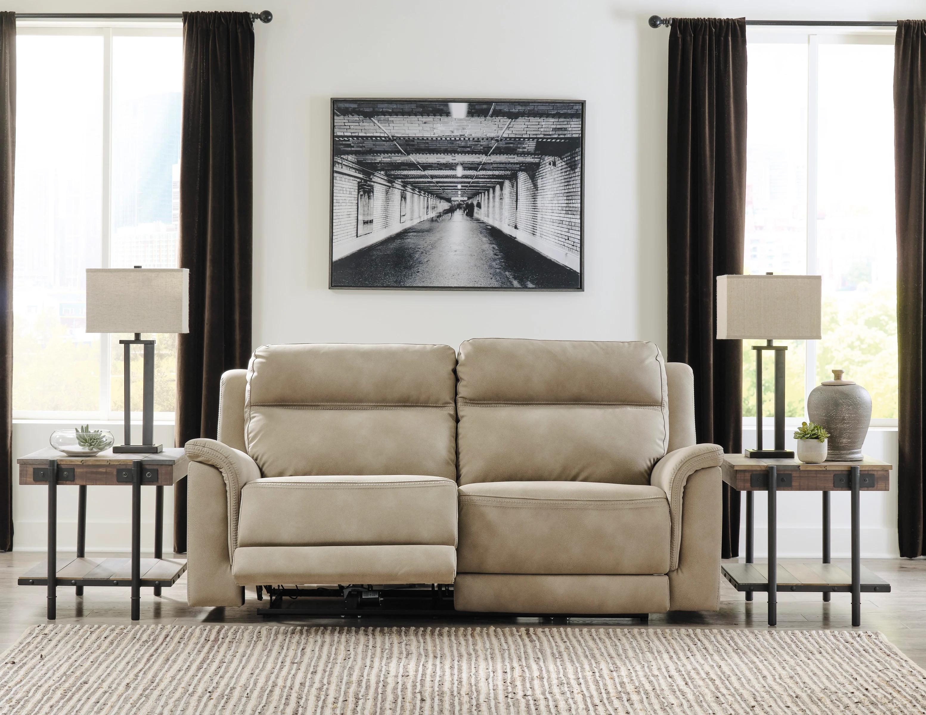 Ashley Next-Gen DuraPella Performance Fabric Dual Power Reclining Sofa - Image 12