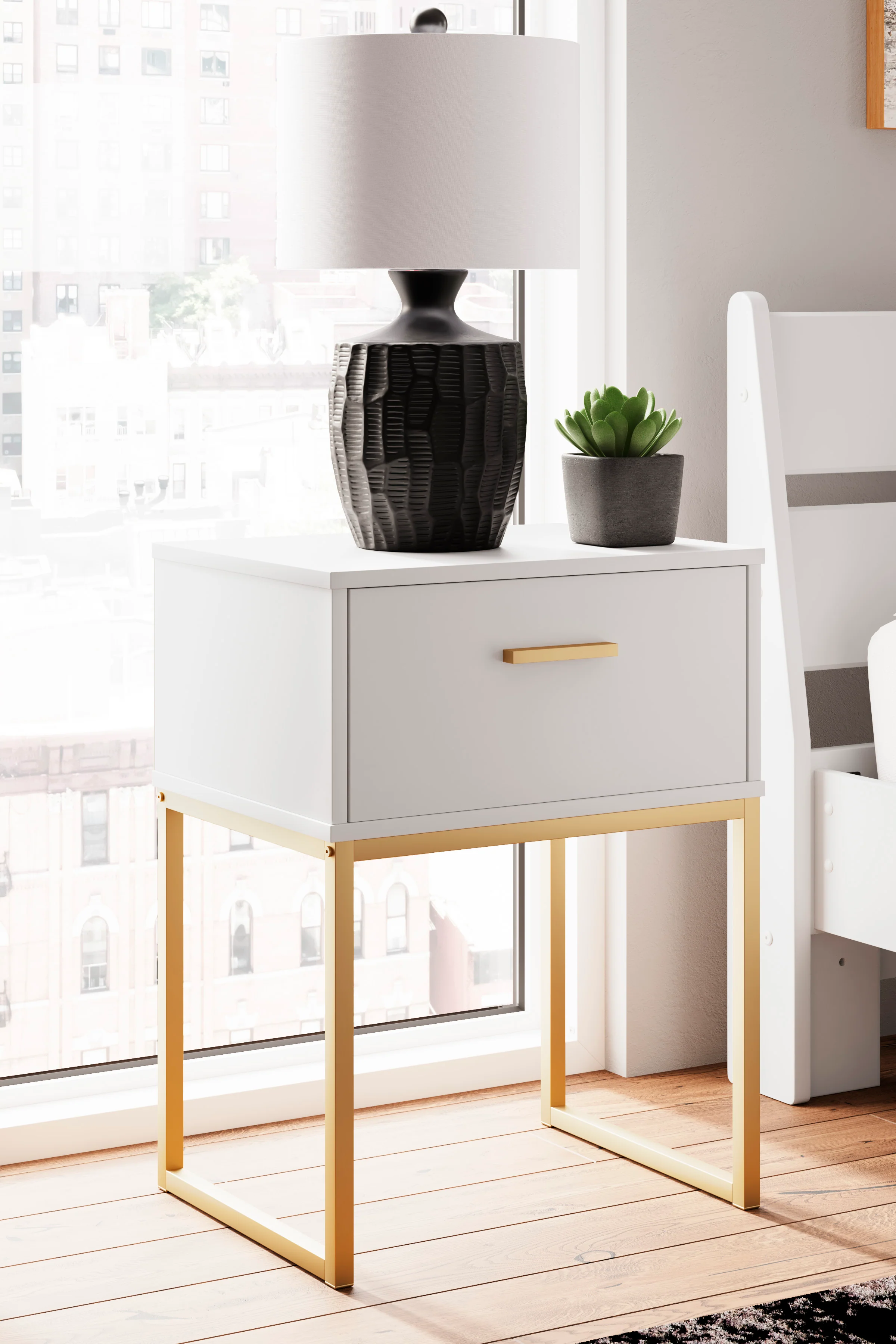 Ashley Socalle 20" 1 Drawer Nightstand - Image 9