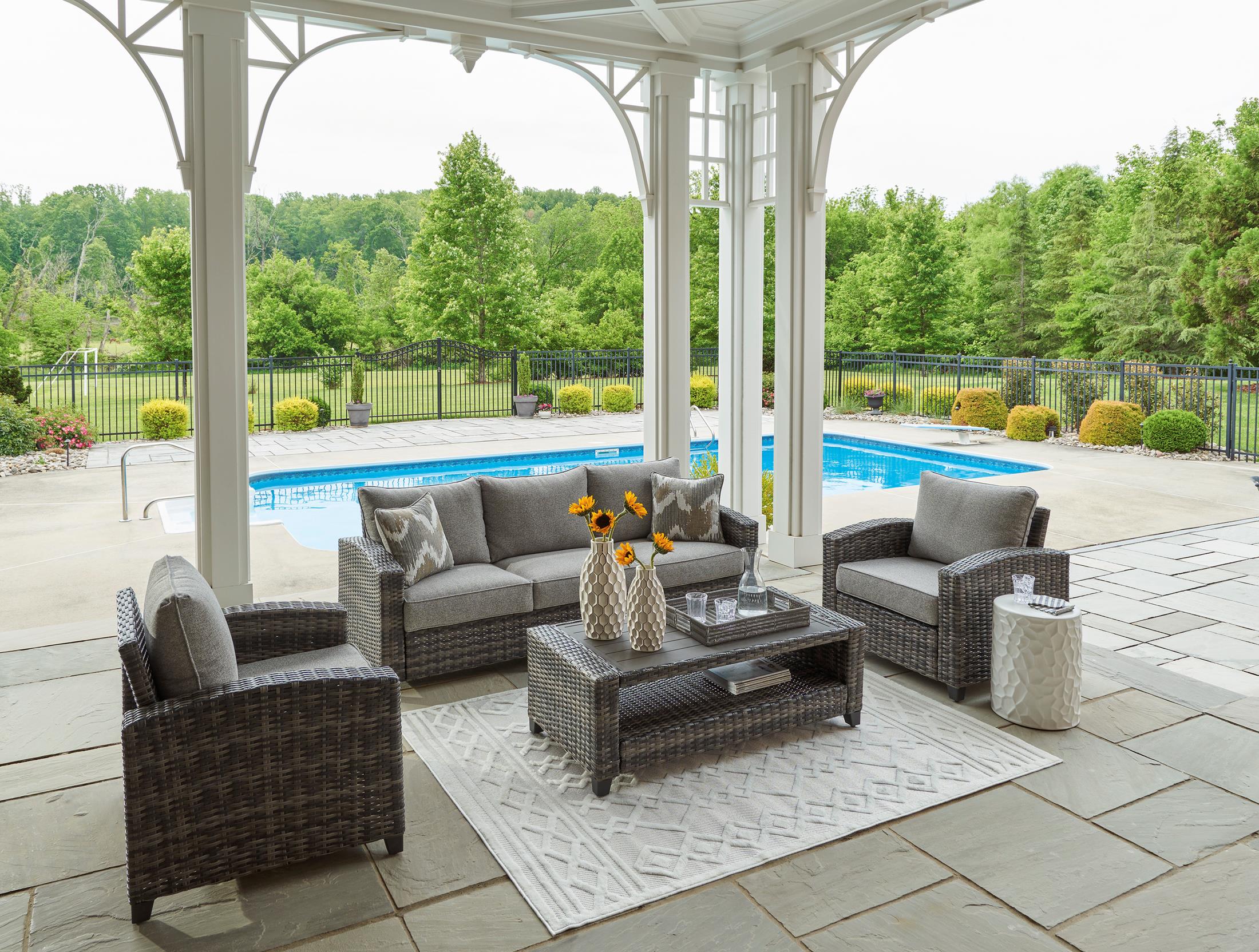 Ashley Oasis Court 4-Piece Outdoor Set - Image 5