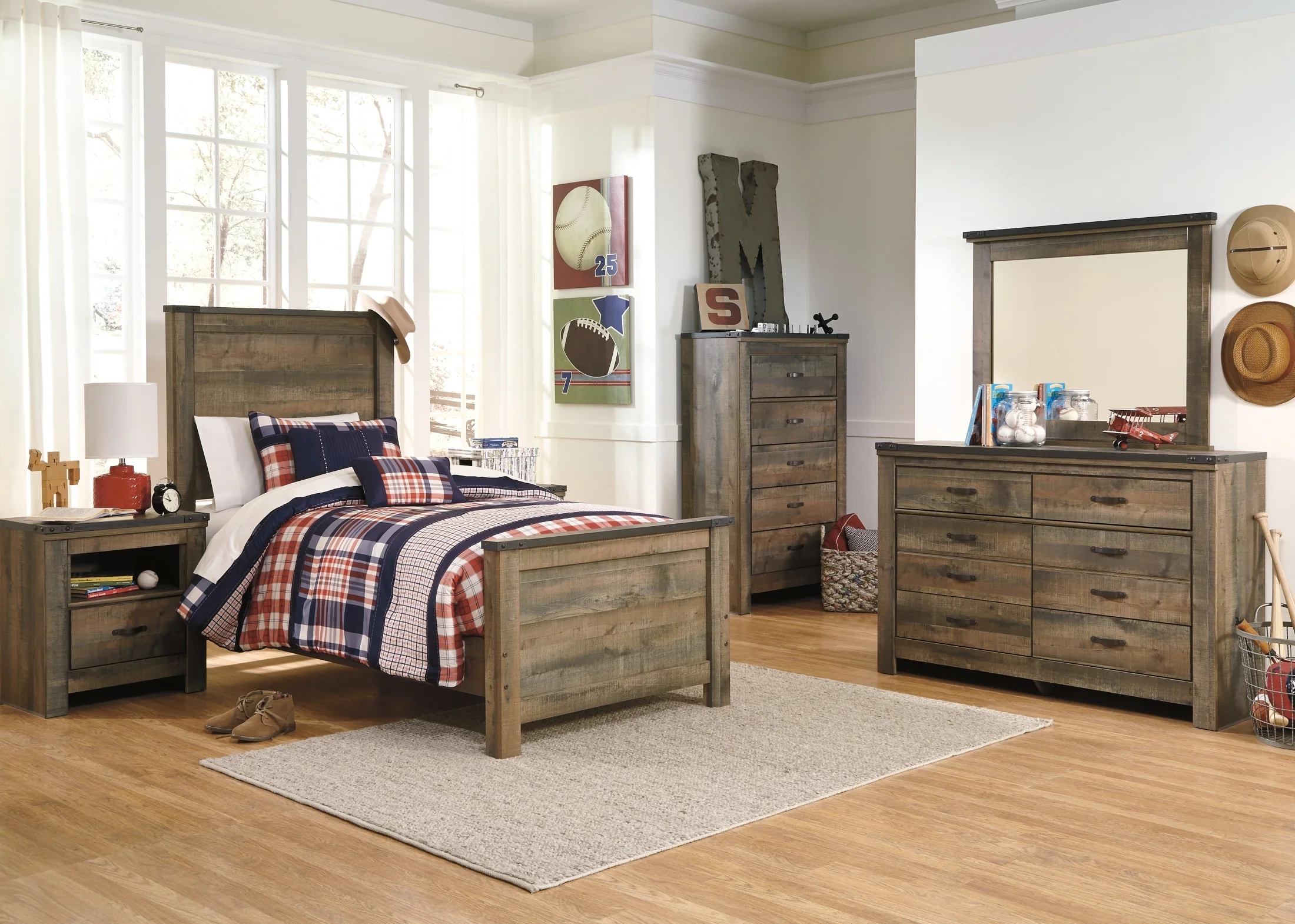 Trinell 1-Drawer Nightstand - Image 2