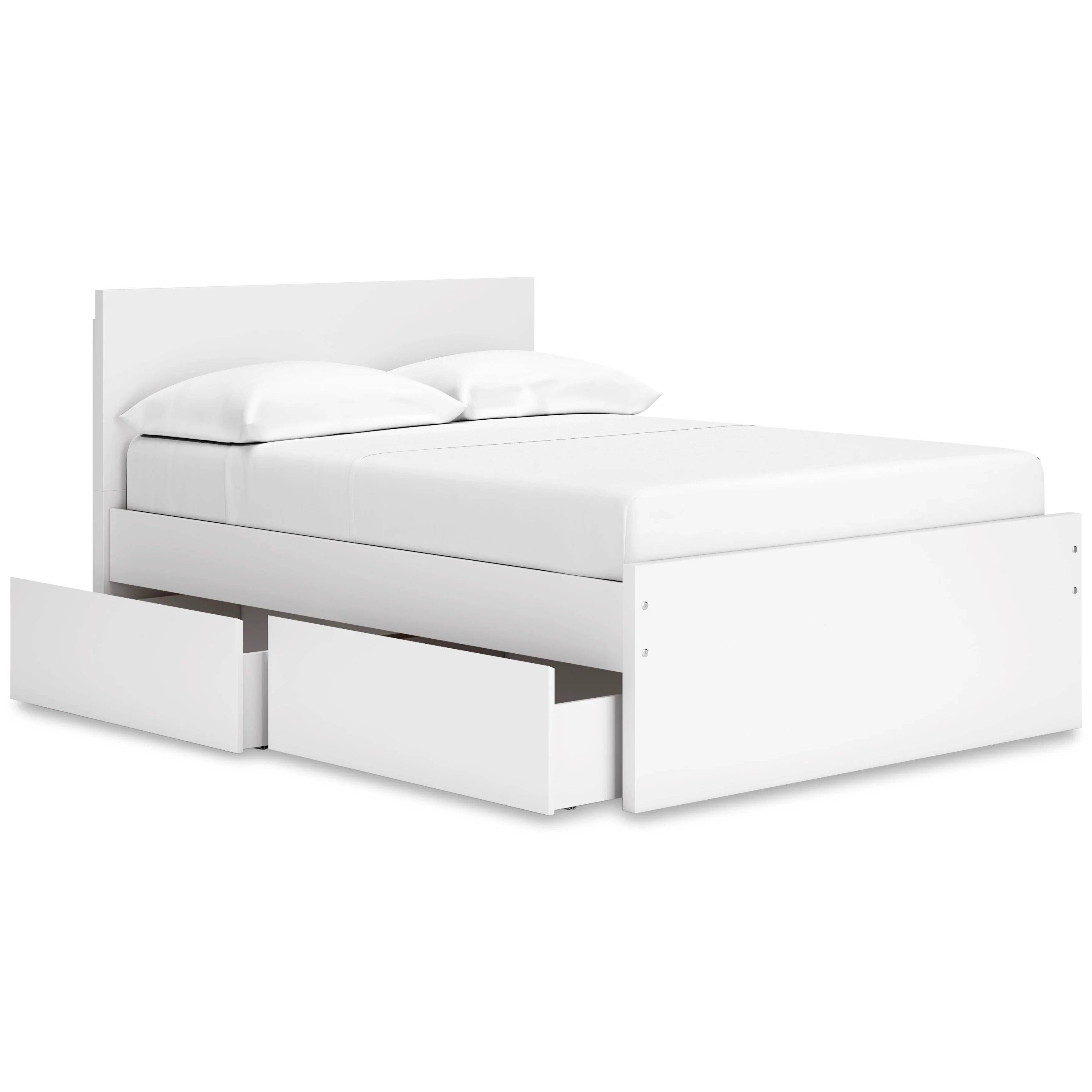 Onita Full Panel Platform Bed with 2 Side Storage - Image 2