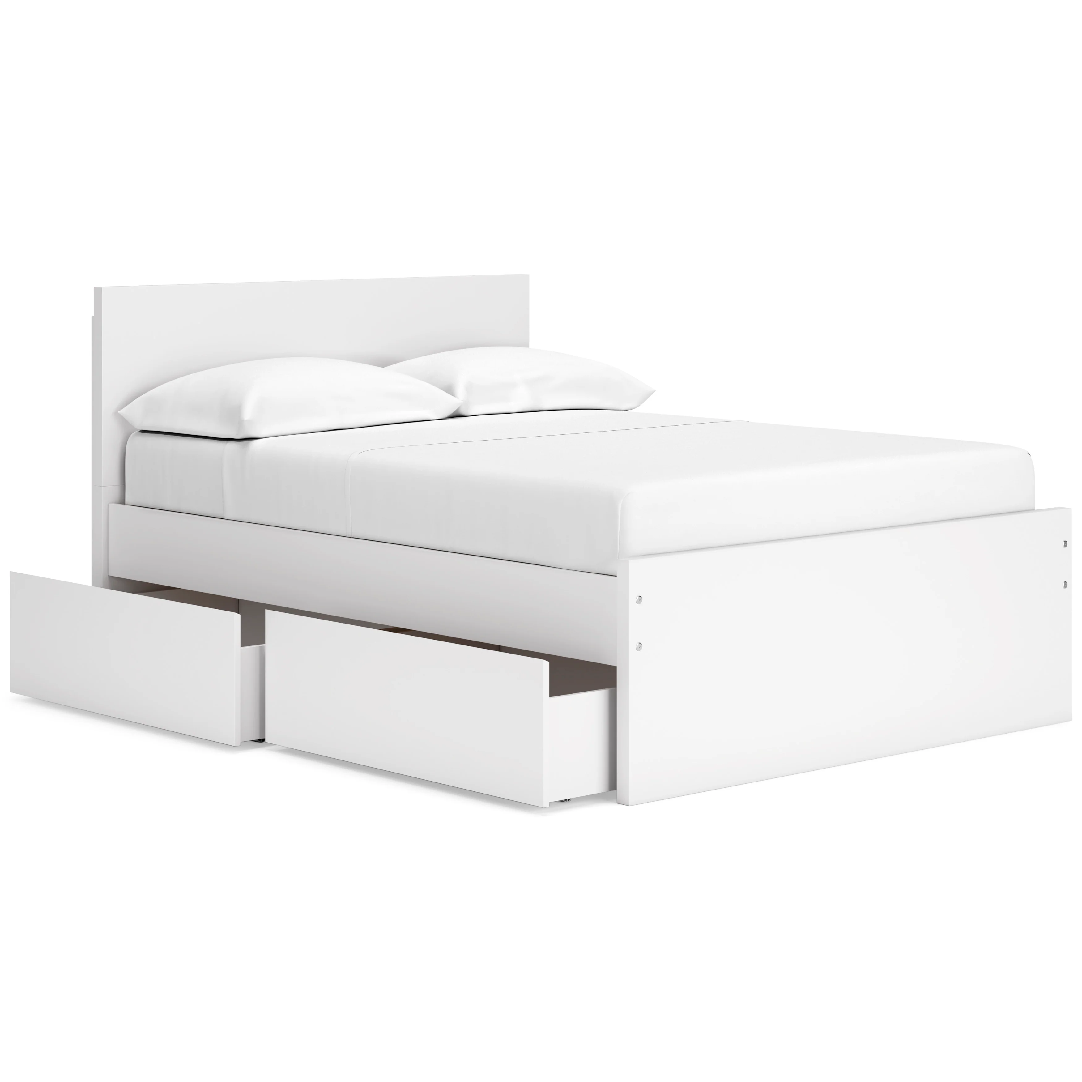 Onita Full Panel Platform Bed with 1 Side Storage - Image 2