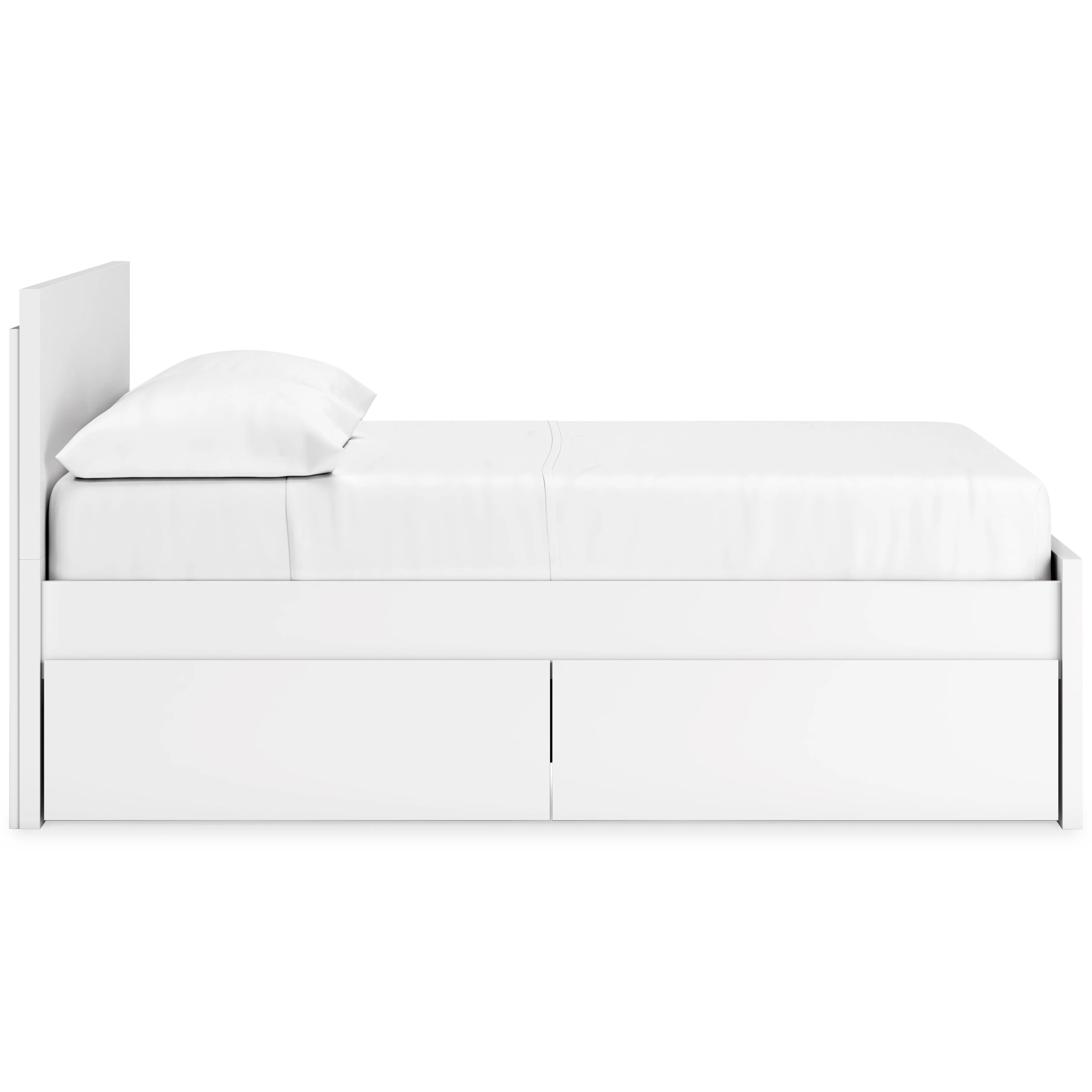 Onita Full Panel Platform Bed with 1 Side Storage - Image 5