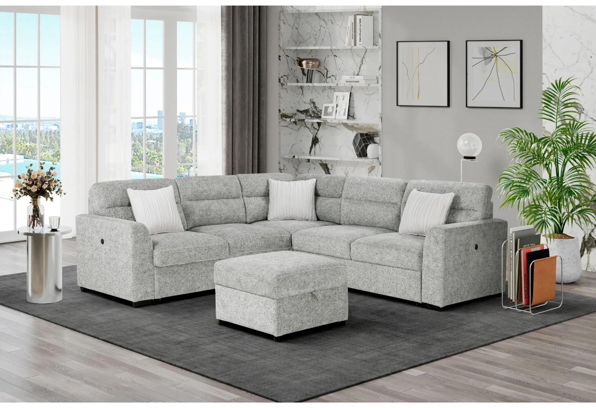 Bellerose Storage Ottoman