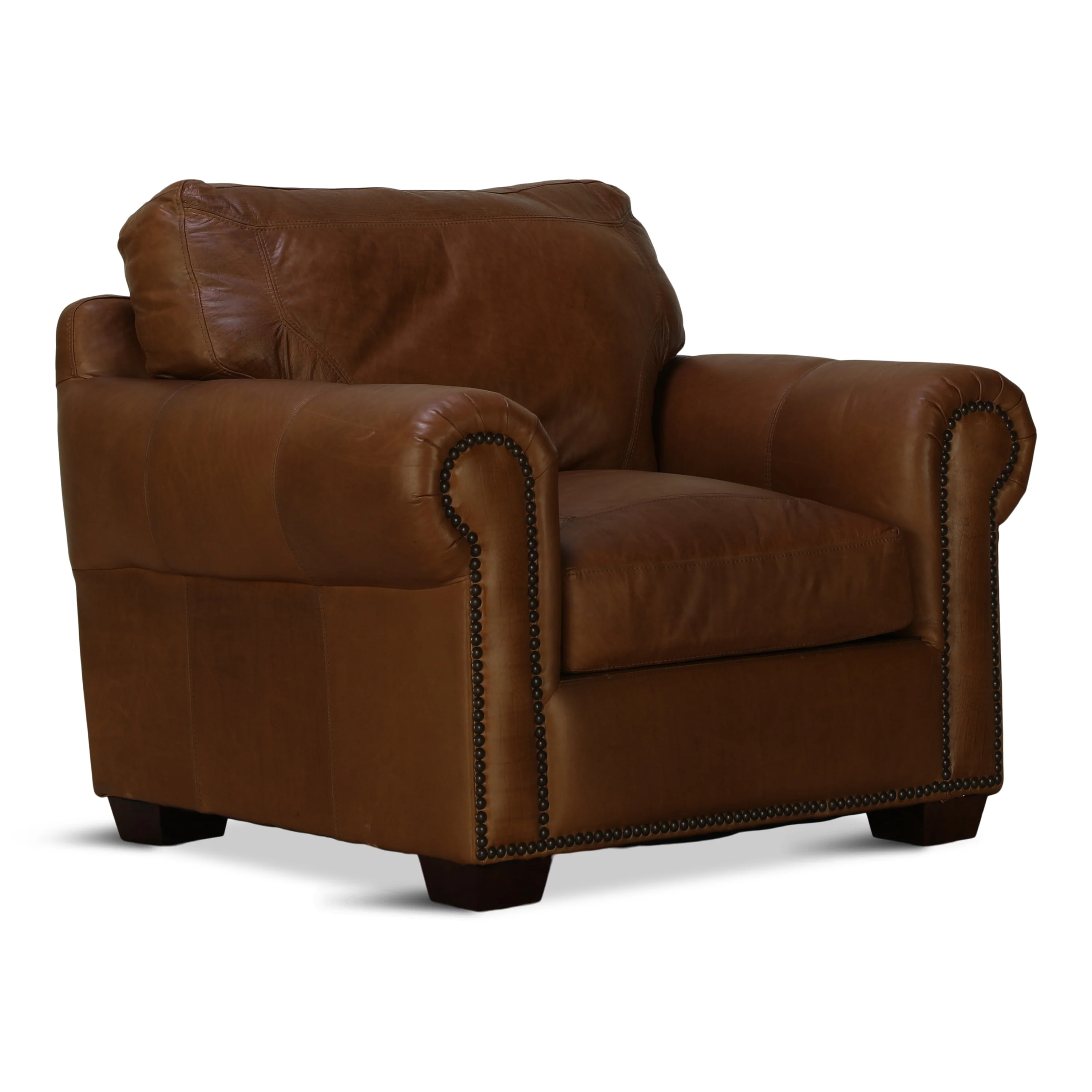 Park Avenue Leather Chair - Image 3