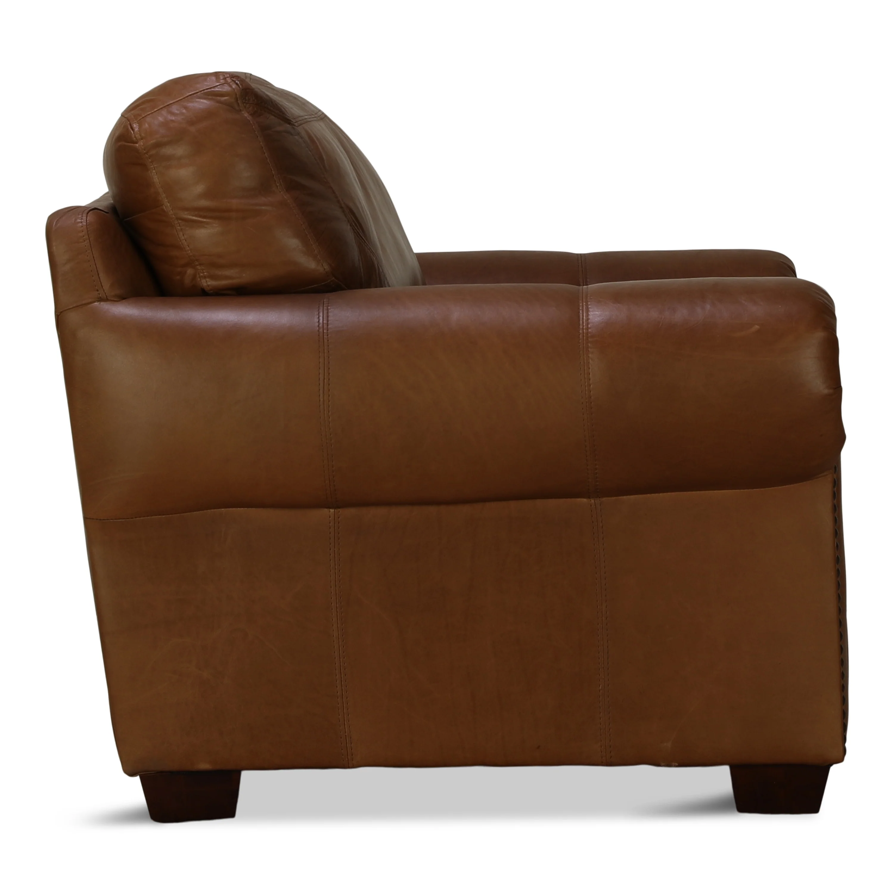 Park Avenue Leather Chair - Image 4