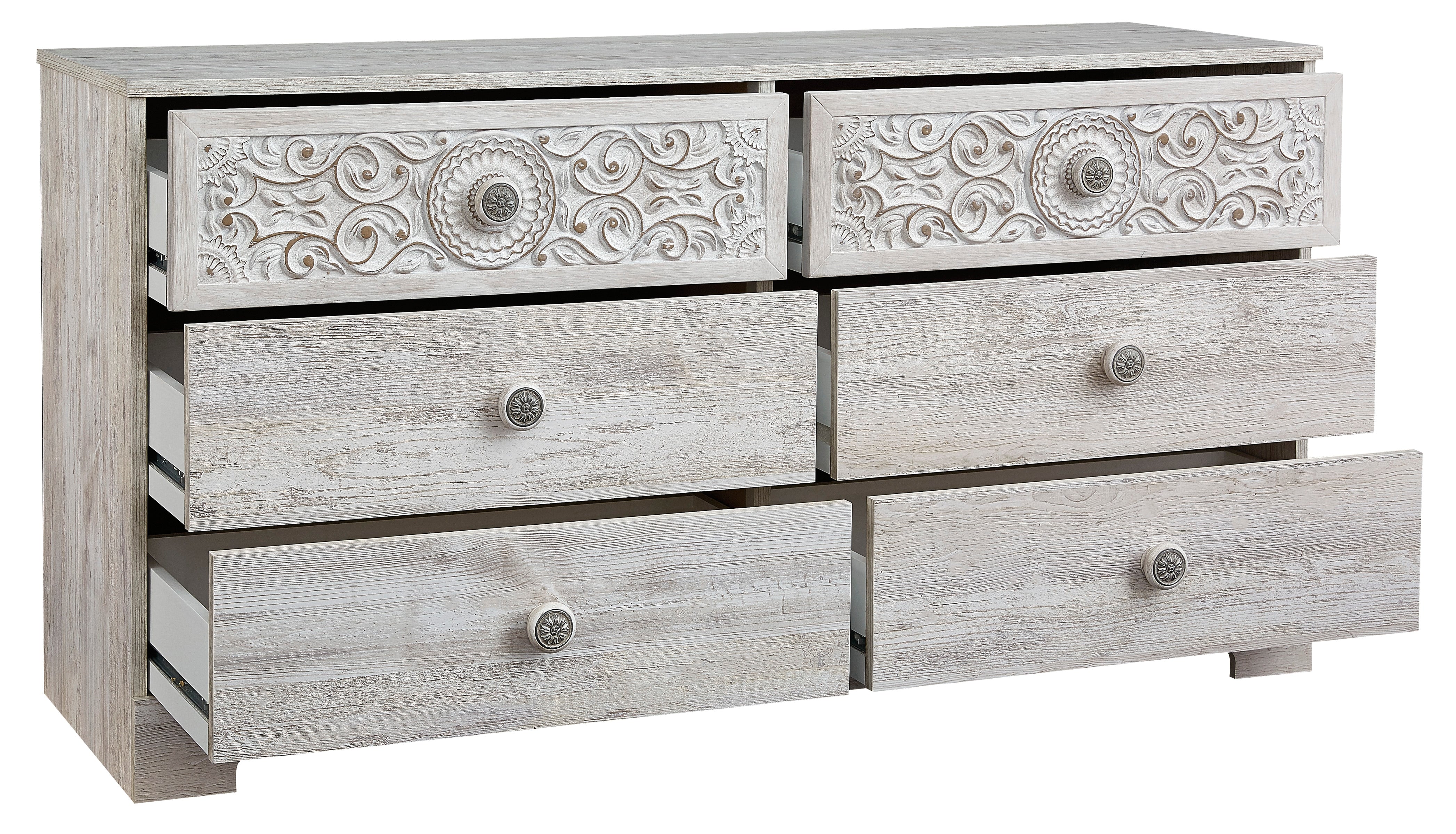 Ashley Paxberry 6 Drawer 60" Dresser - Image 4