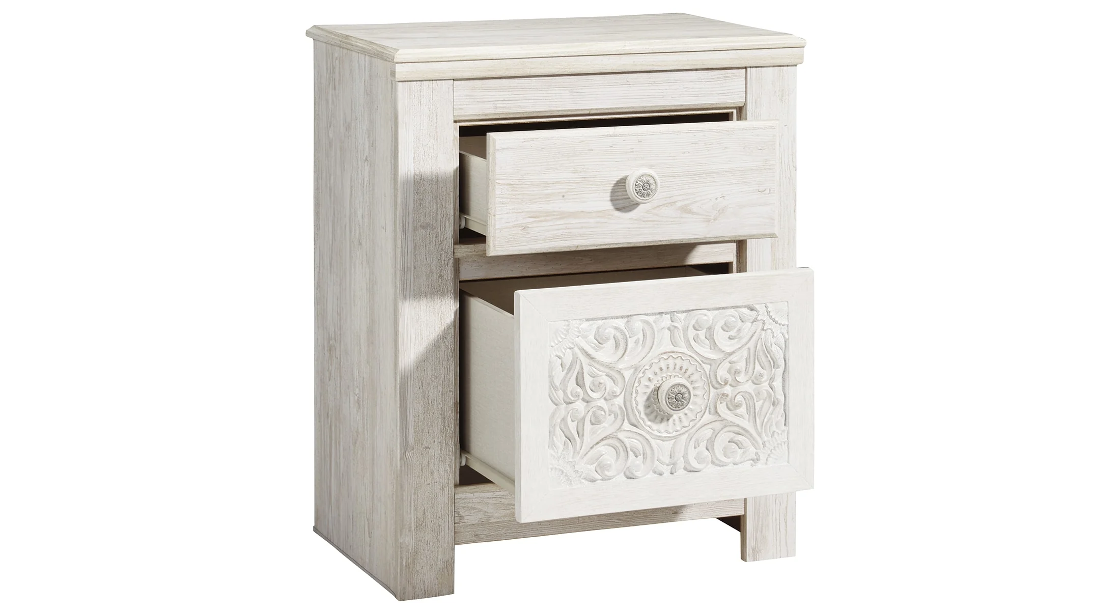 Ashley Paxberry 25" 2 Drawer Charging Nightstand - Image 3