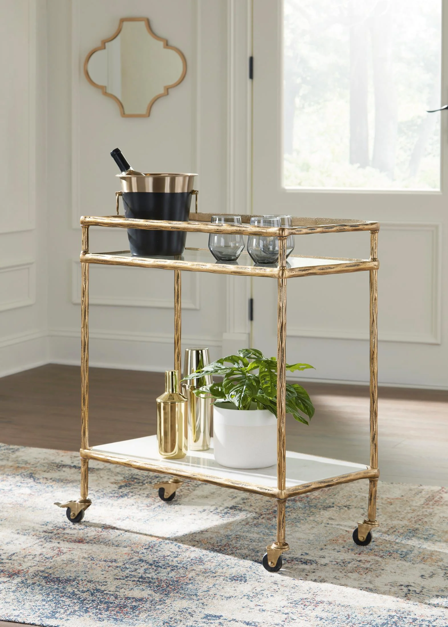 Plattfield Bar Cart - Image 4