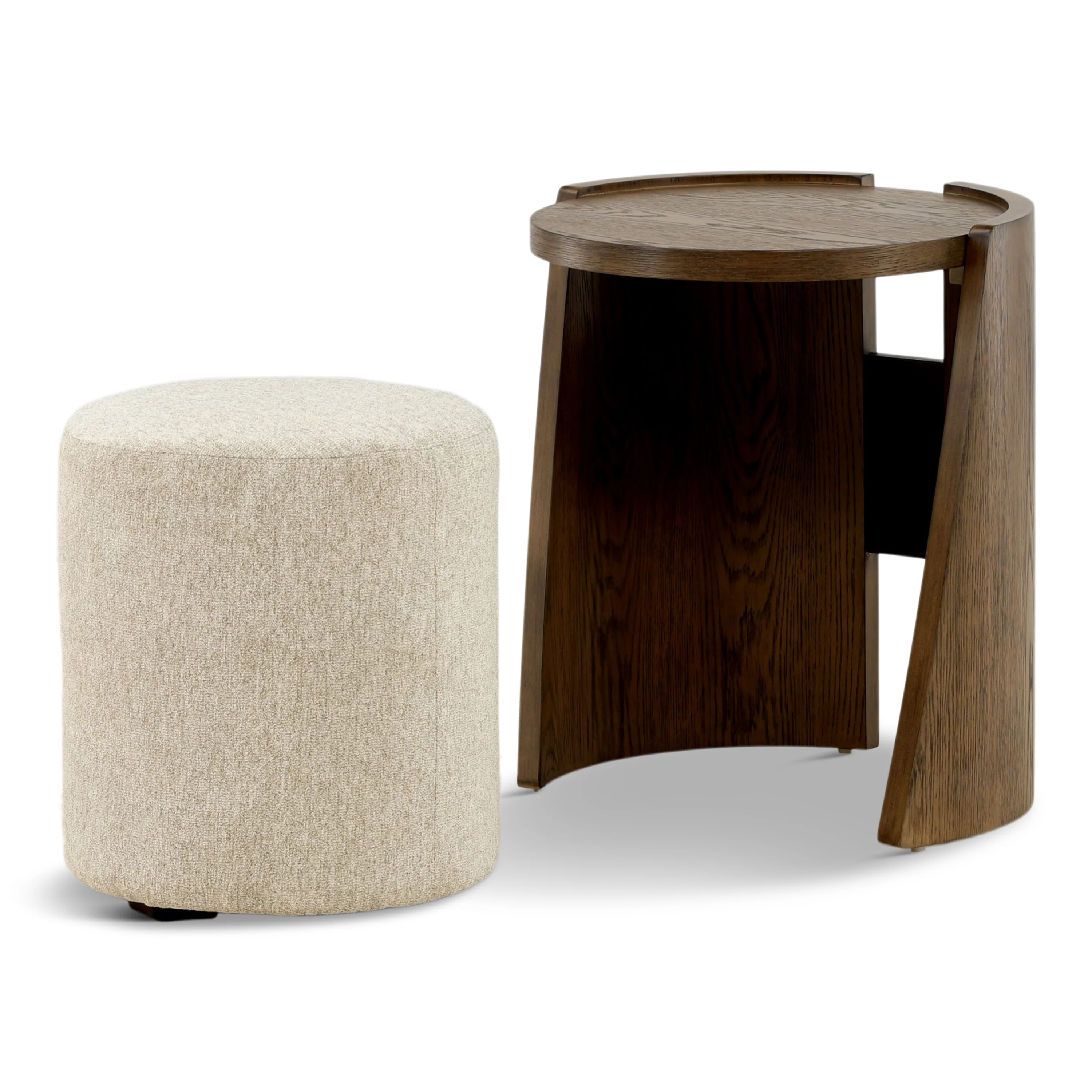 Flexsteel Delmar Pouf Ottoman - Image 2
