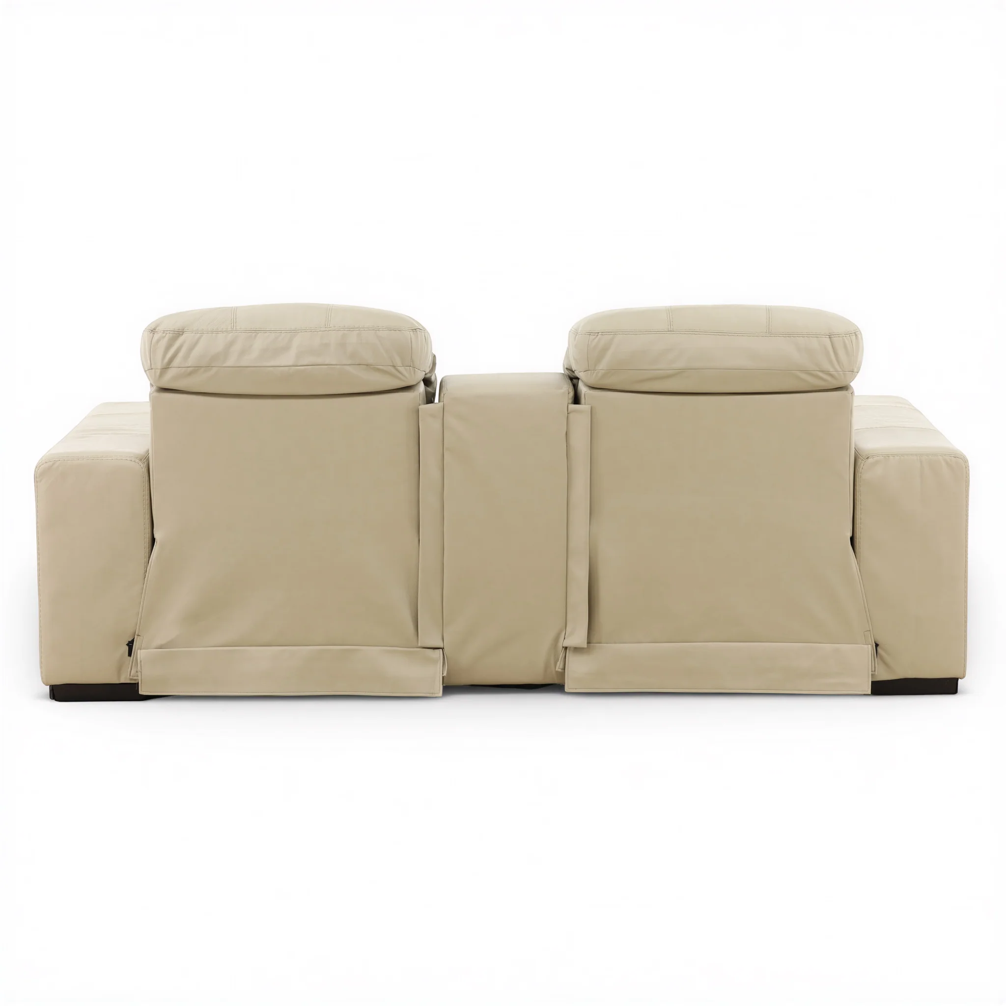 Evren Power Leather Console Loveseat - Image 10