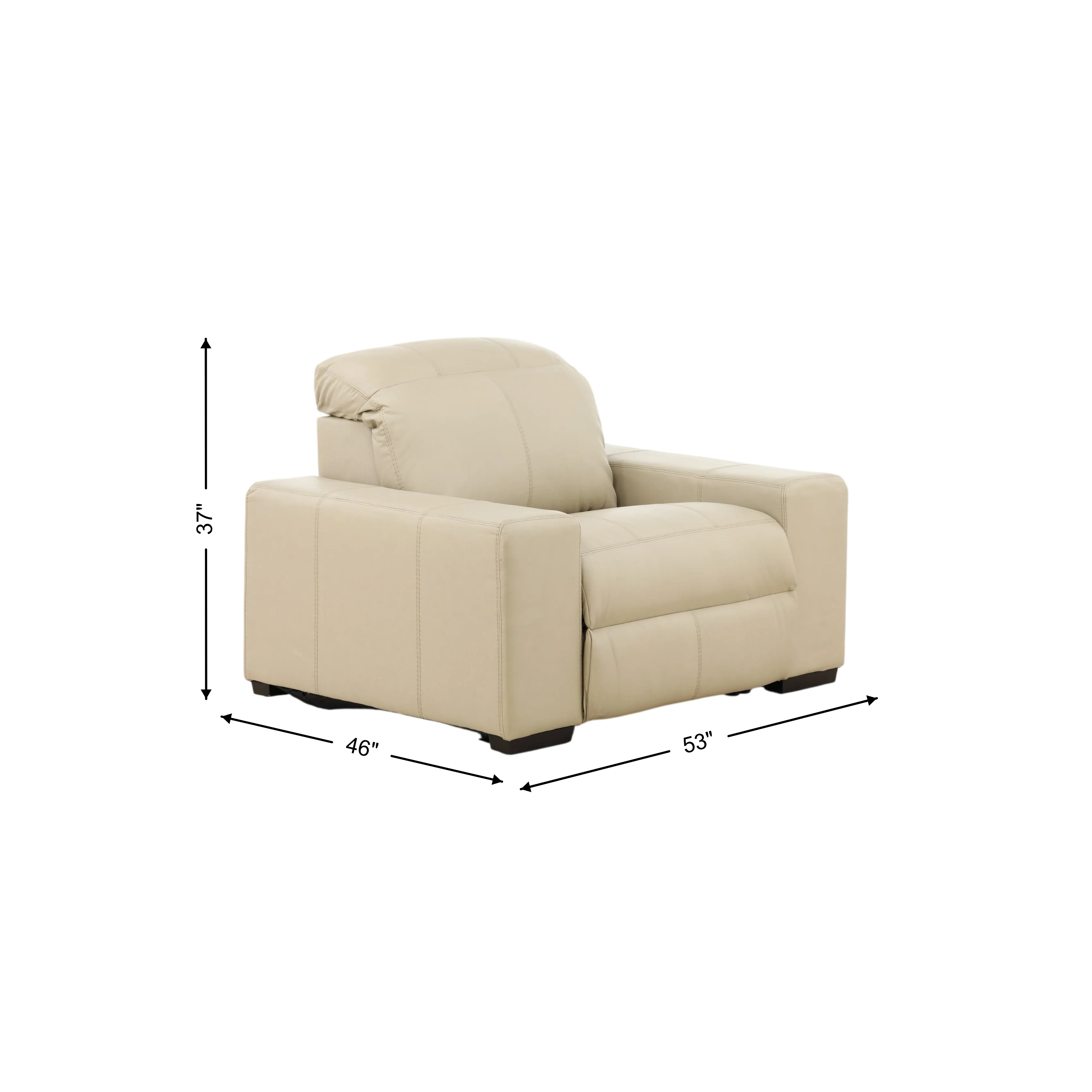 Evren Power Leather Recliner - Image 2