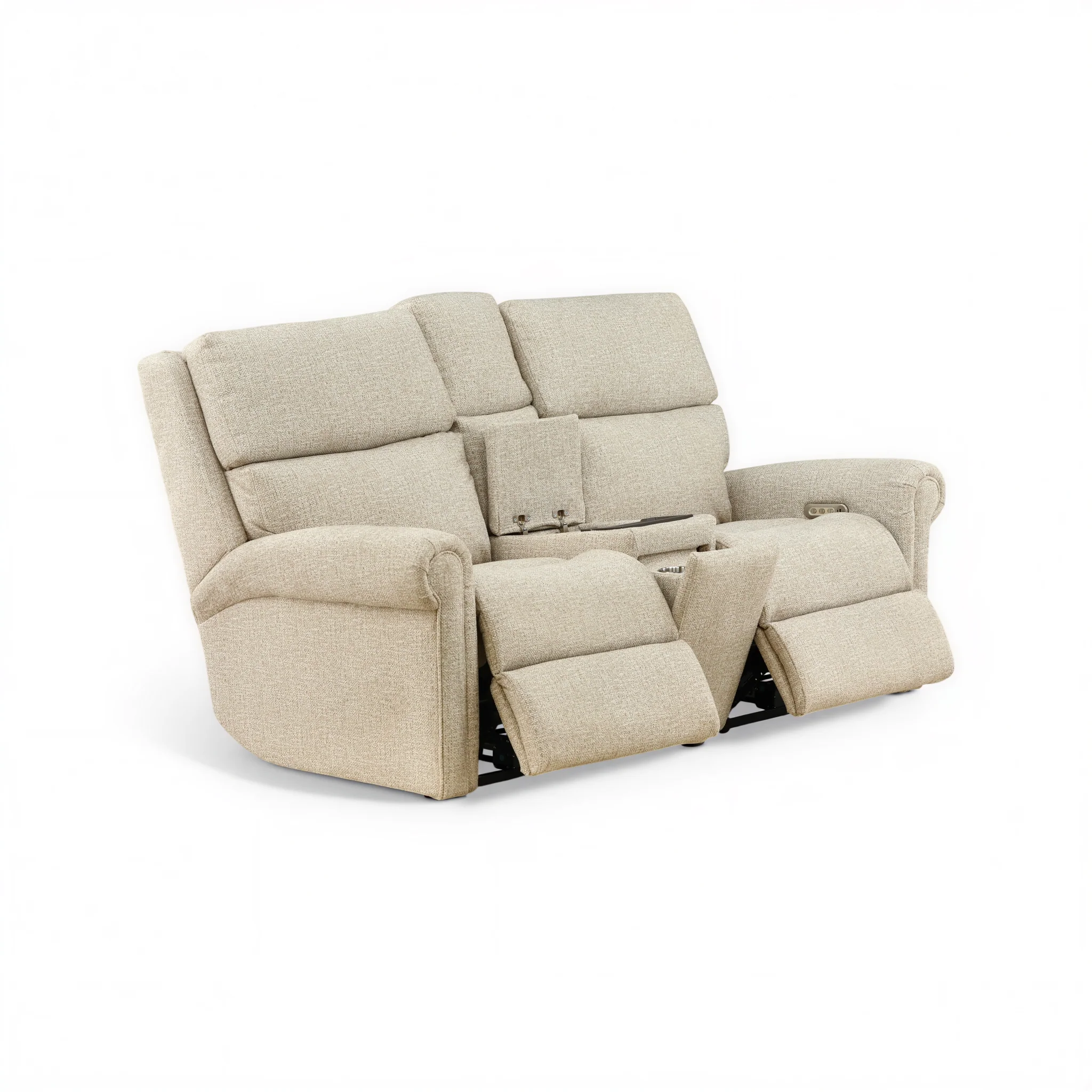 Flexsteel Jetsyn Power Reclining Console Loveseat - Image 5