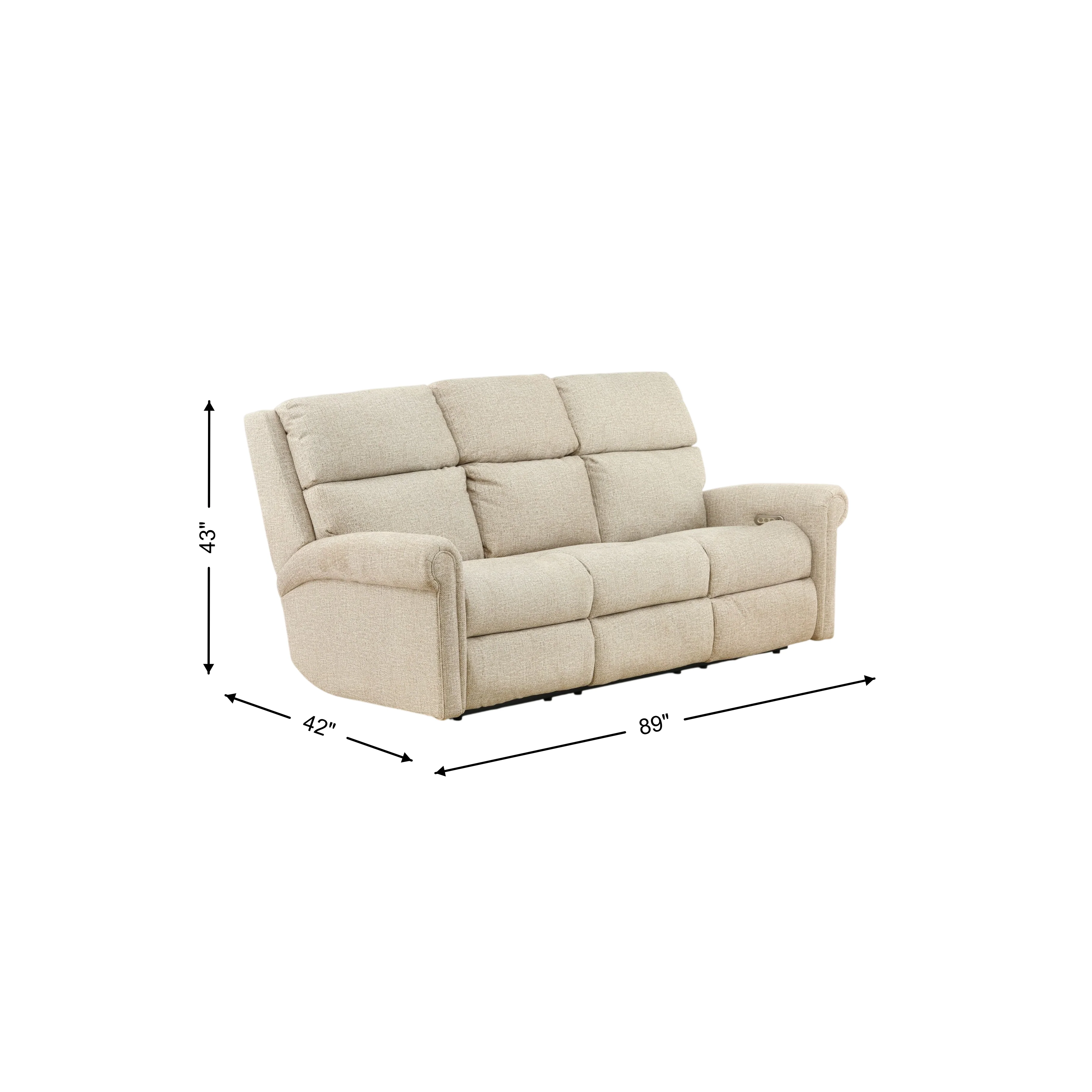 Jetsyn Power Reclining Sofa - Image 3