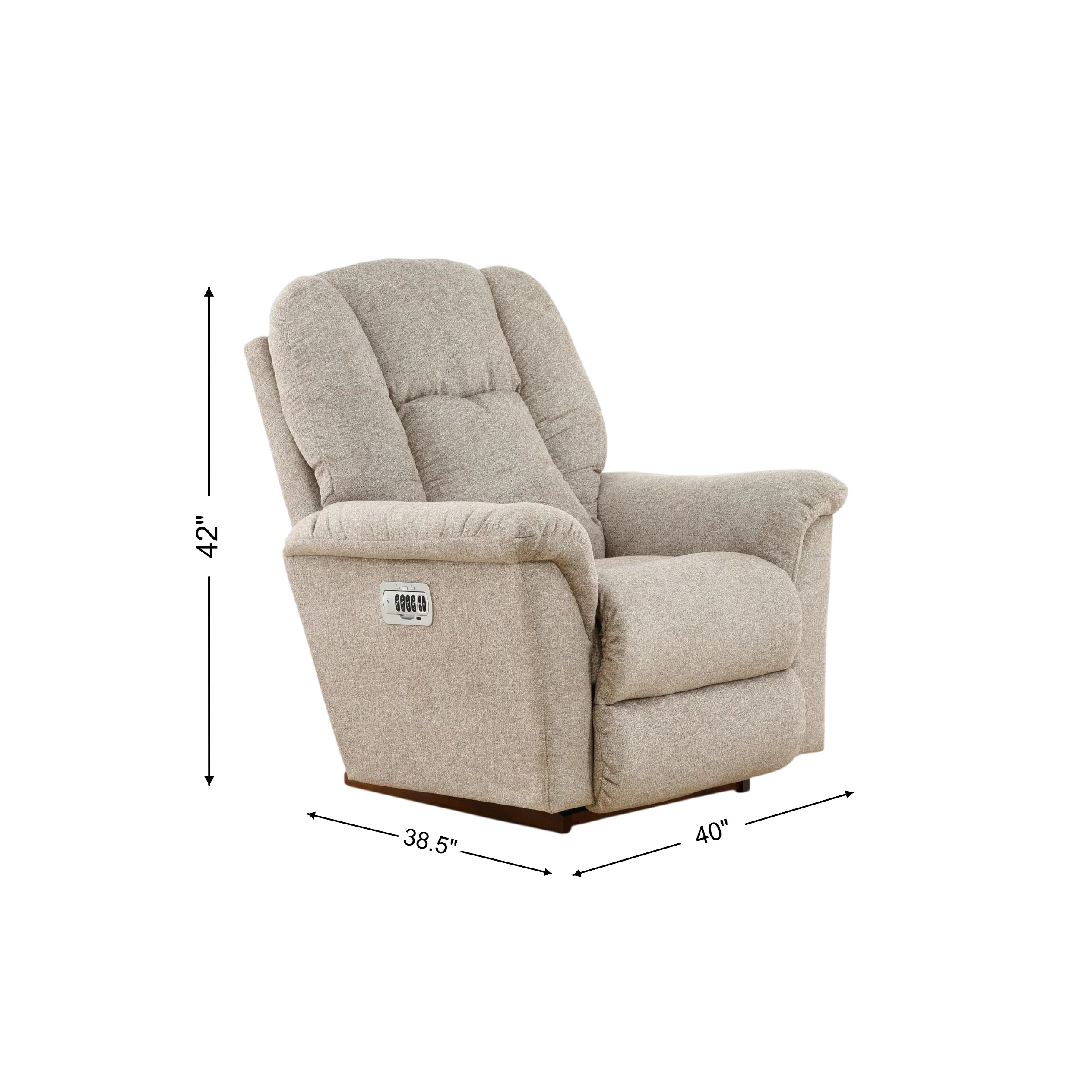 Jasper Power Rocker Recliner with Adjustable Headrest and Lumbar - Image 3