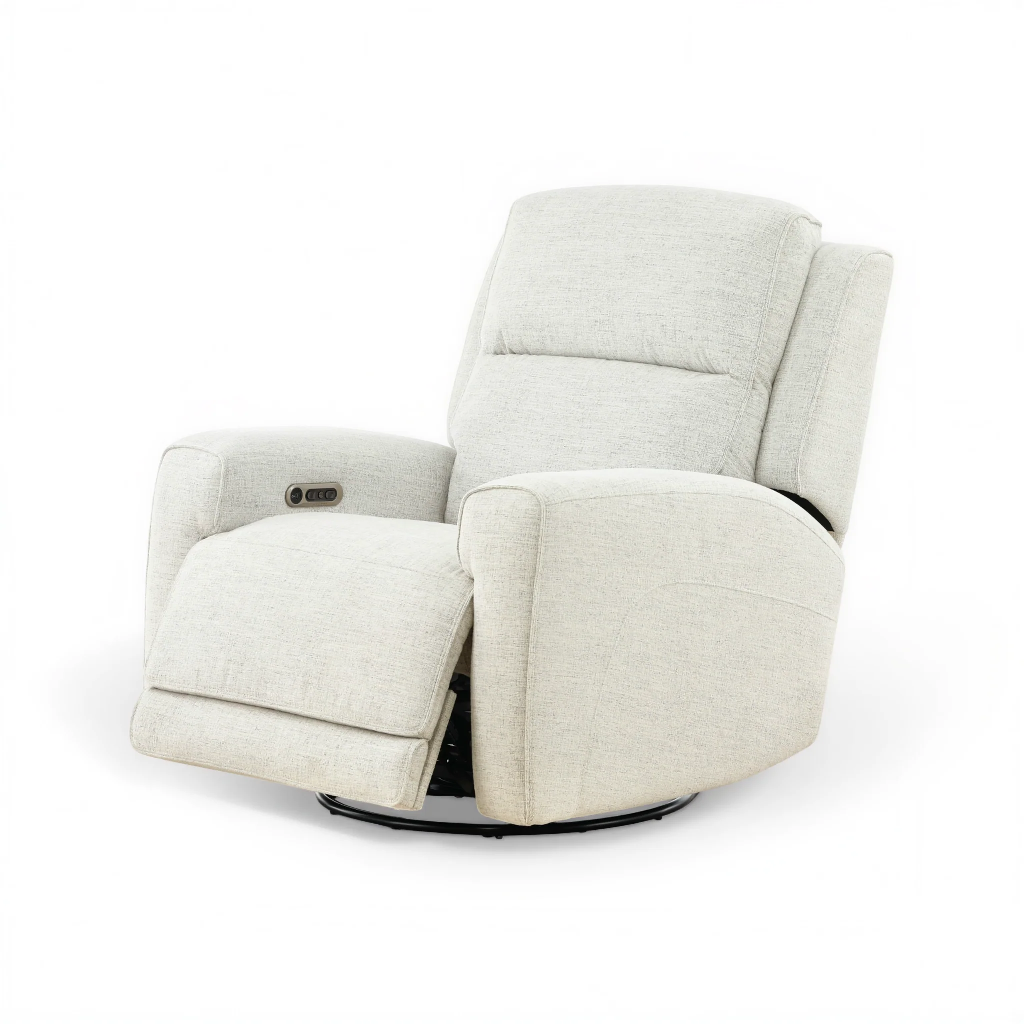 Flexsteel Power Swivel Glider Recliner with Power Headrest - Image 4