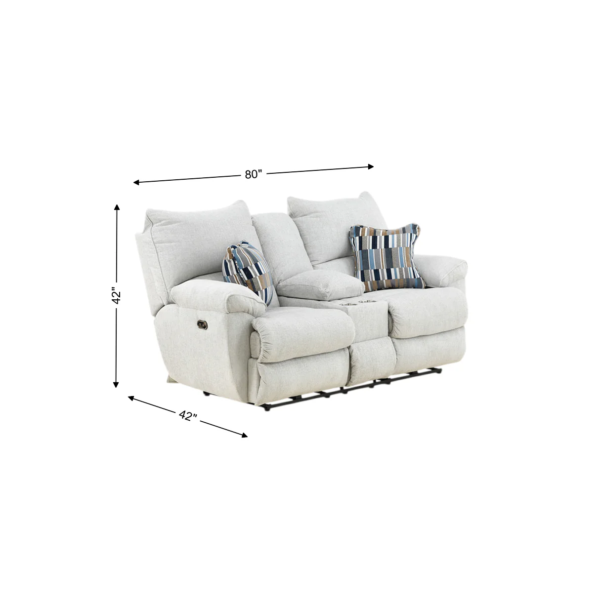 Preston Power Reclining Console Loveseat - Image 20