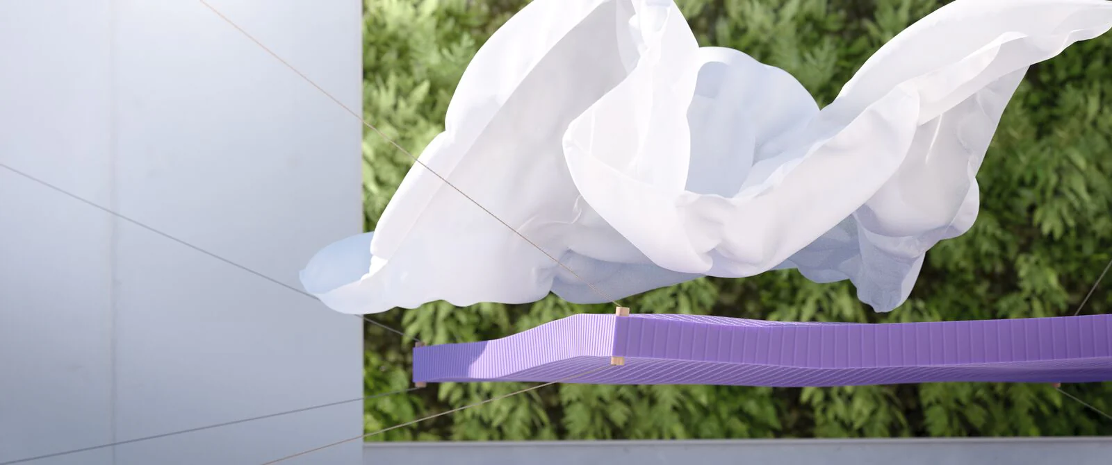 Purple White Soft Stretch Sheets - Image 9