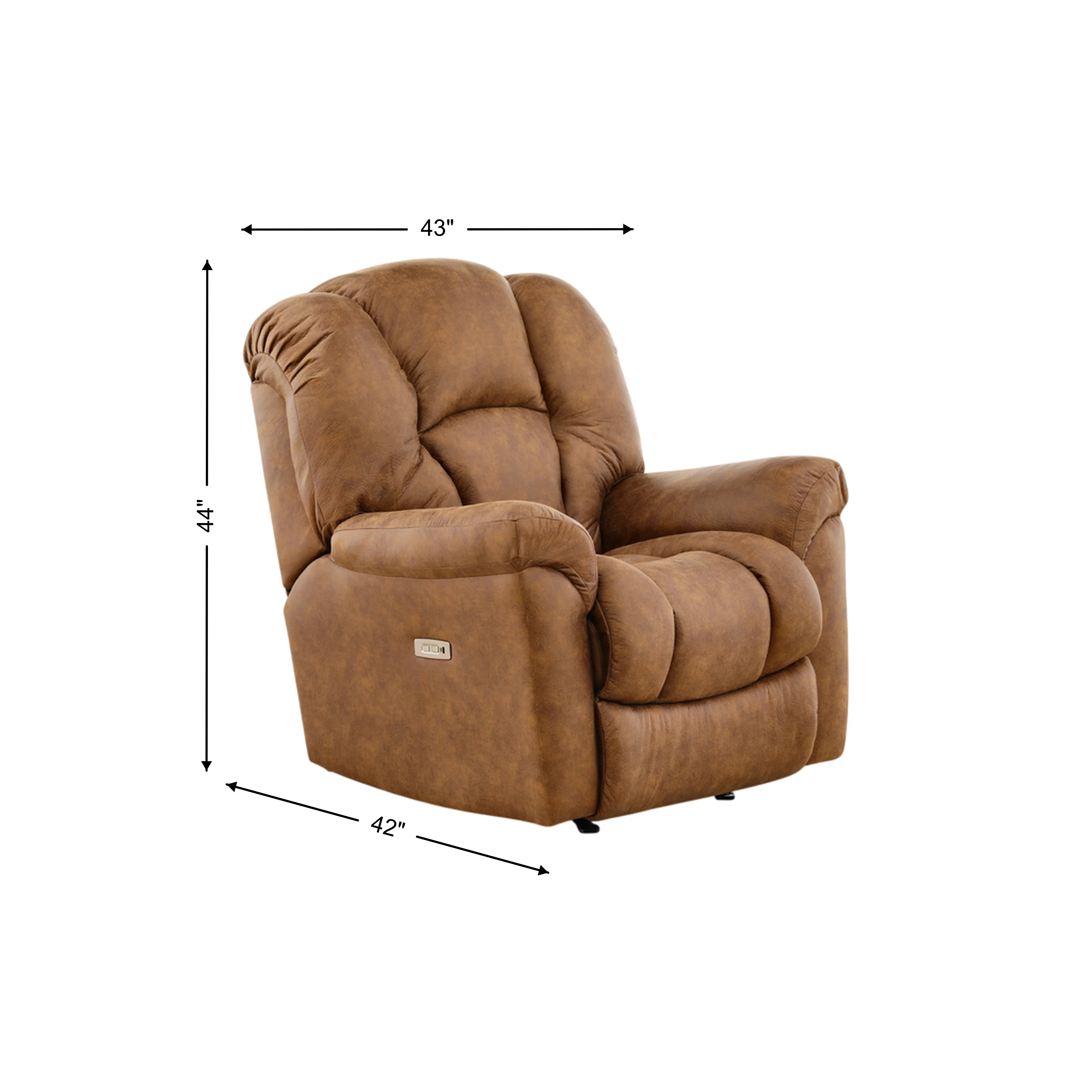 Jamie Power Rocker Recliner with Heat and Masage - Image 12