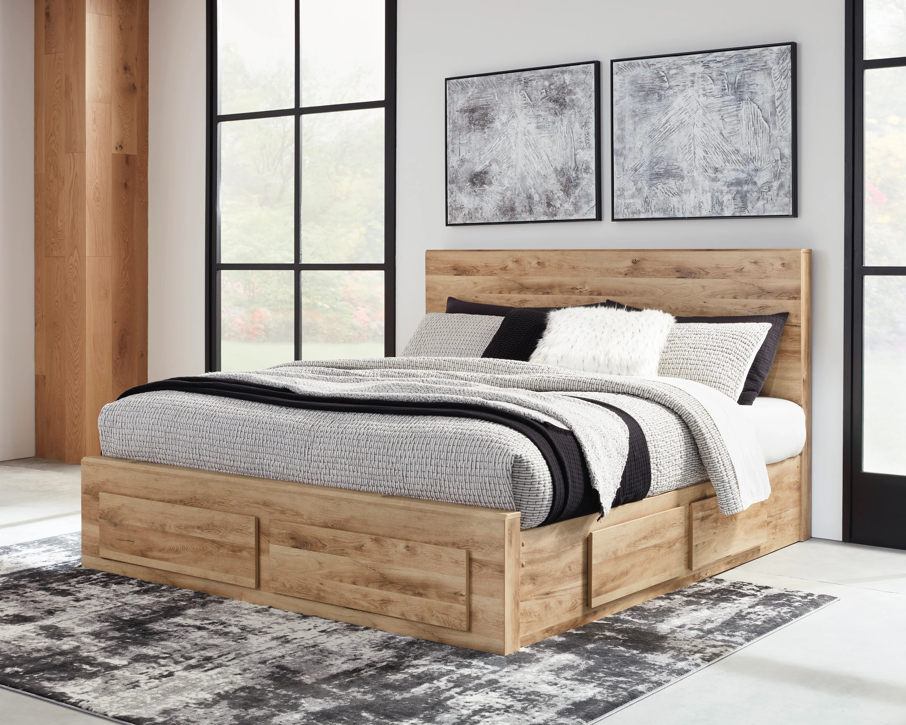 Ashley Hyanna Queen Panel Storage Bed with 6 Storage Drawers - Image 2