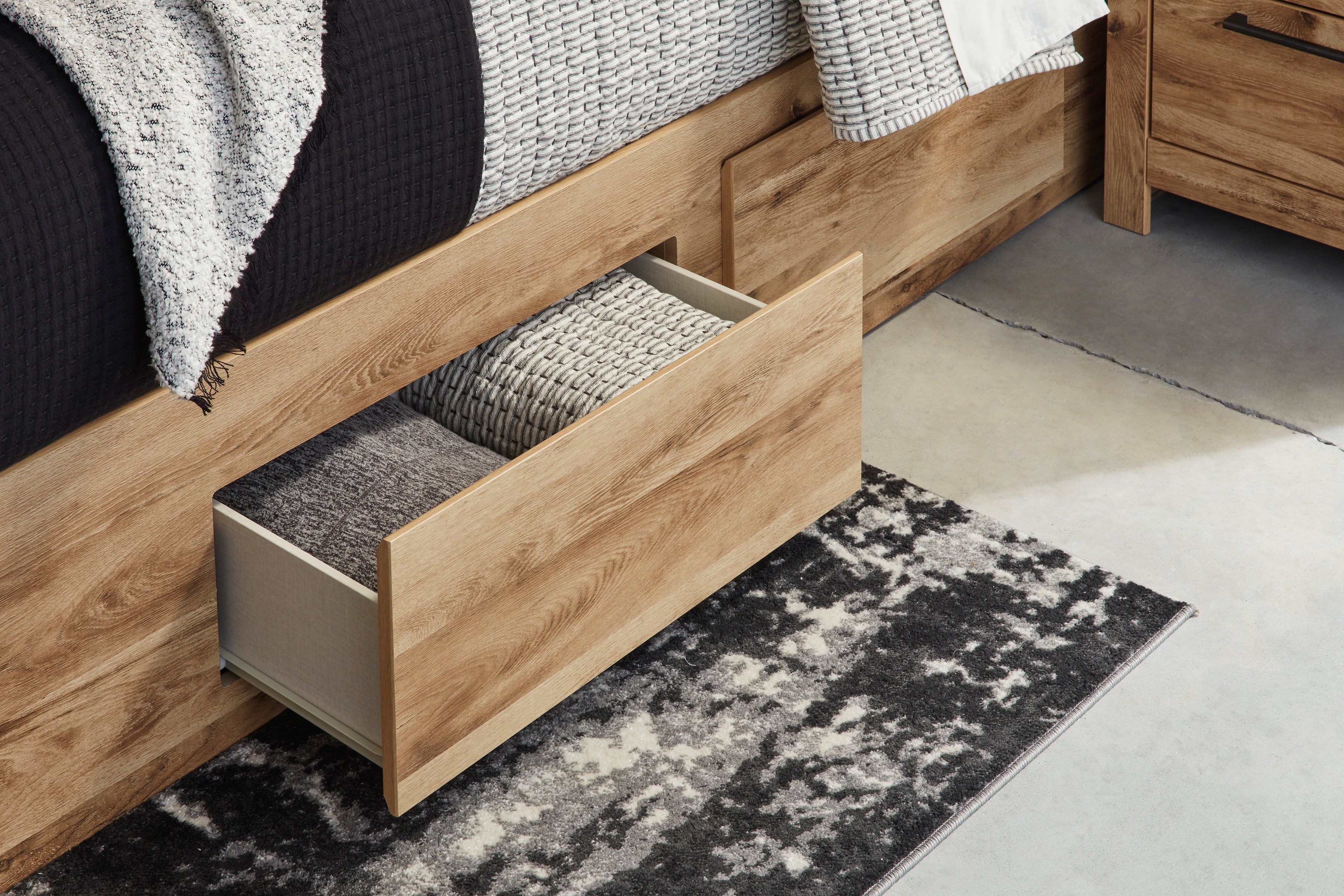 Ashley Hyanna Queen Panel Storage Bed with 6 Storage Drawers - Image 6