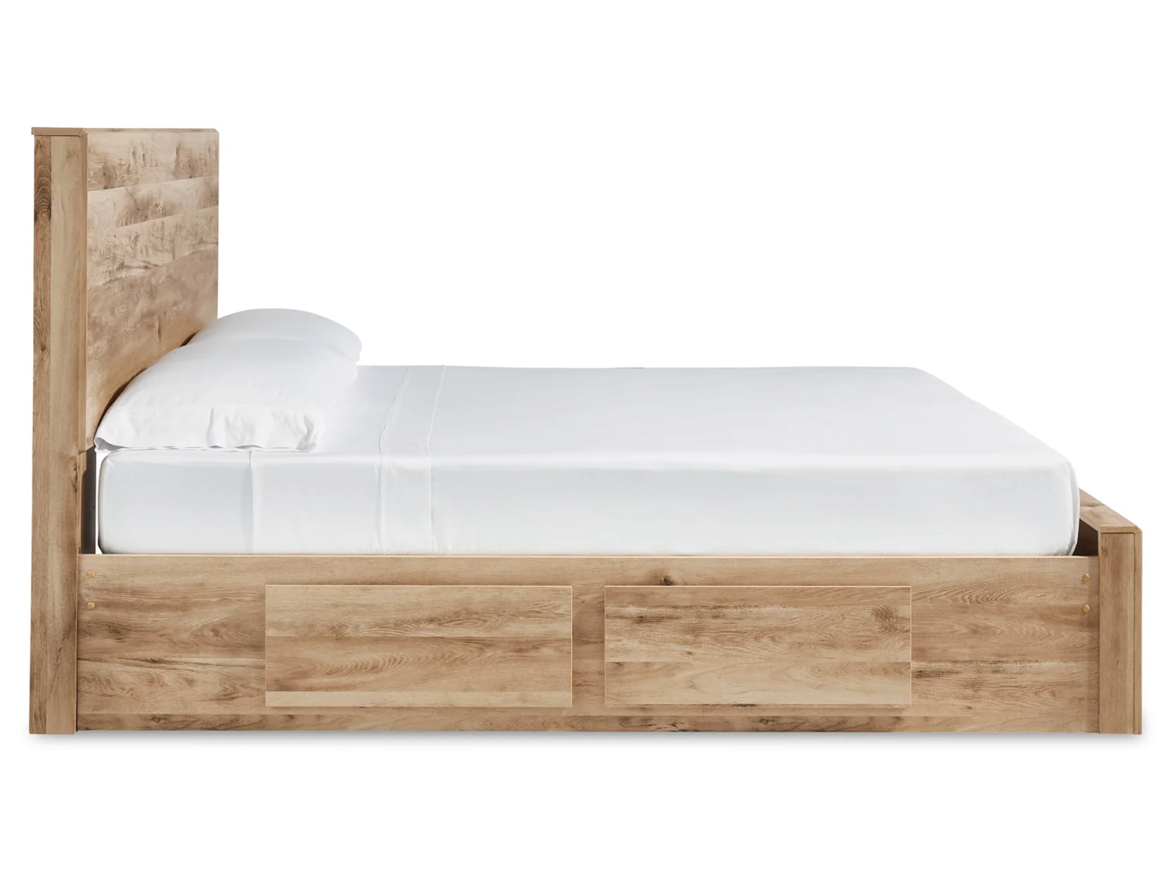 Queen panel storage bed with 1 - Image 5