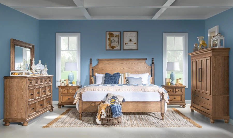 Vintage Market Poster Bed - Image 3