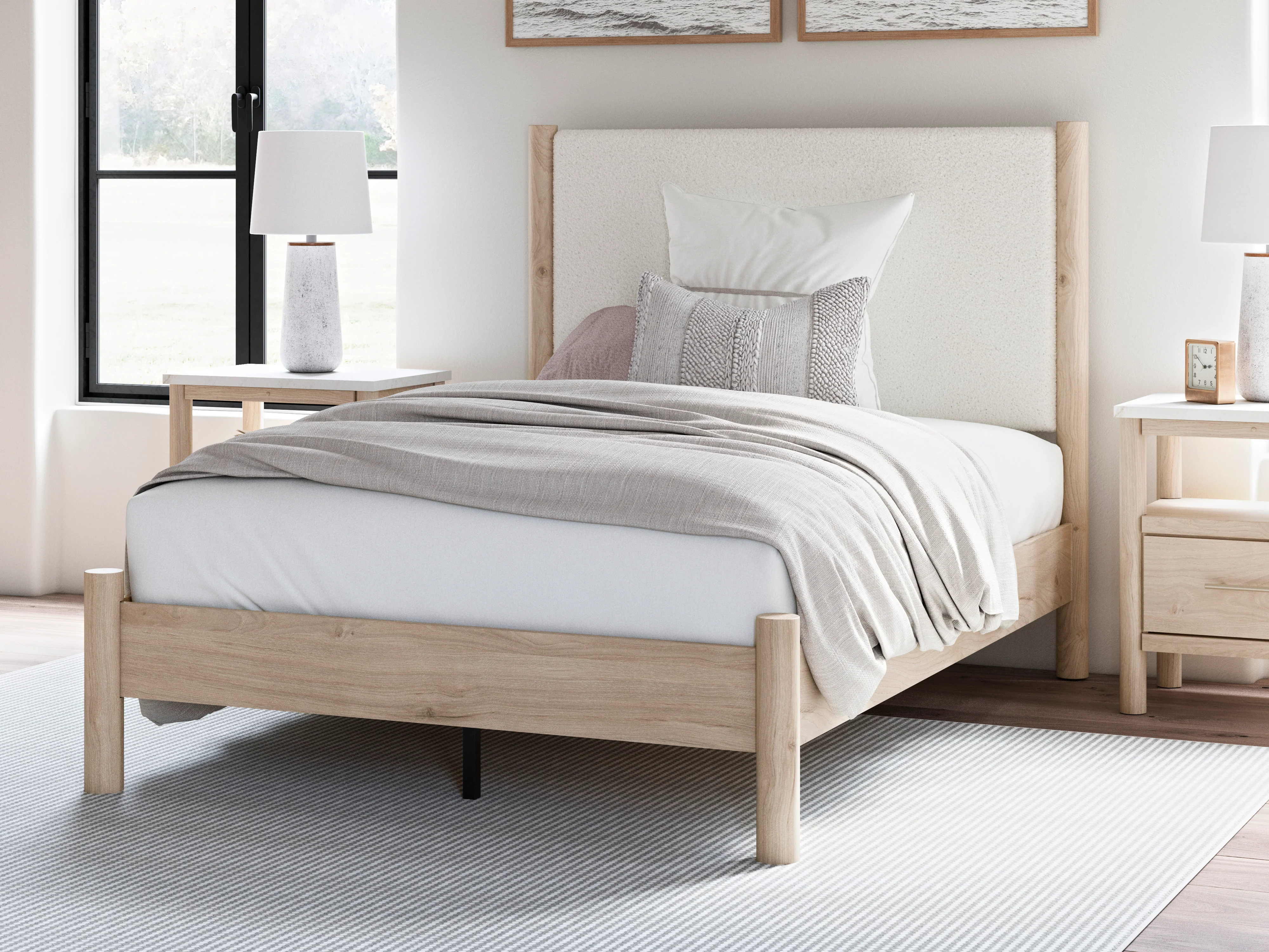 Ashley Cadmori Upholstered Panel Bed - Image 19