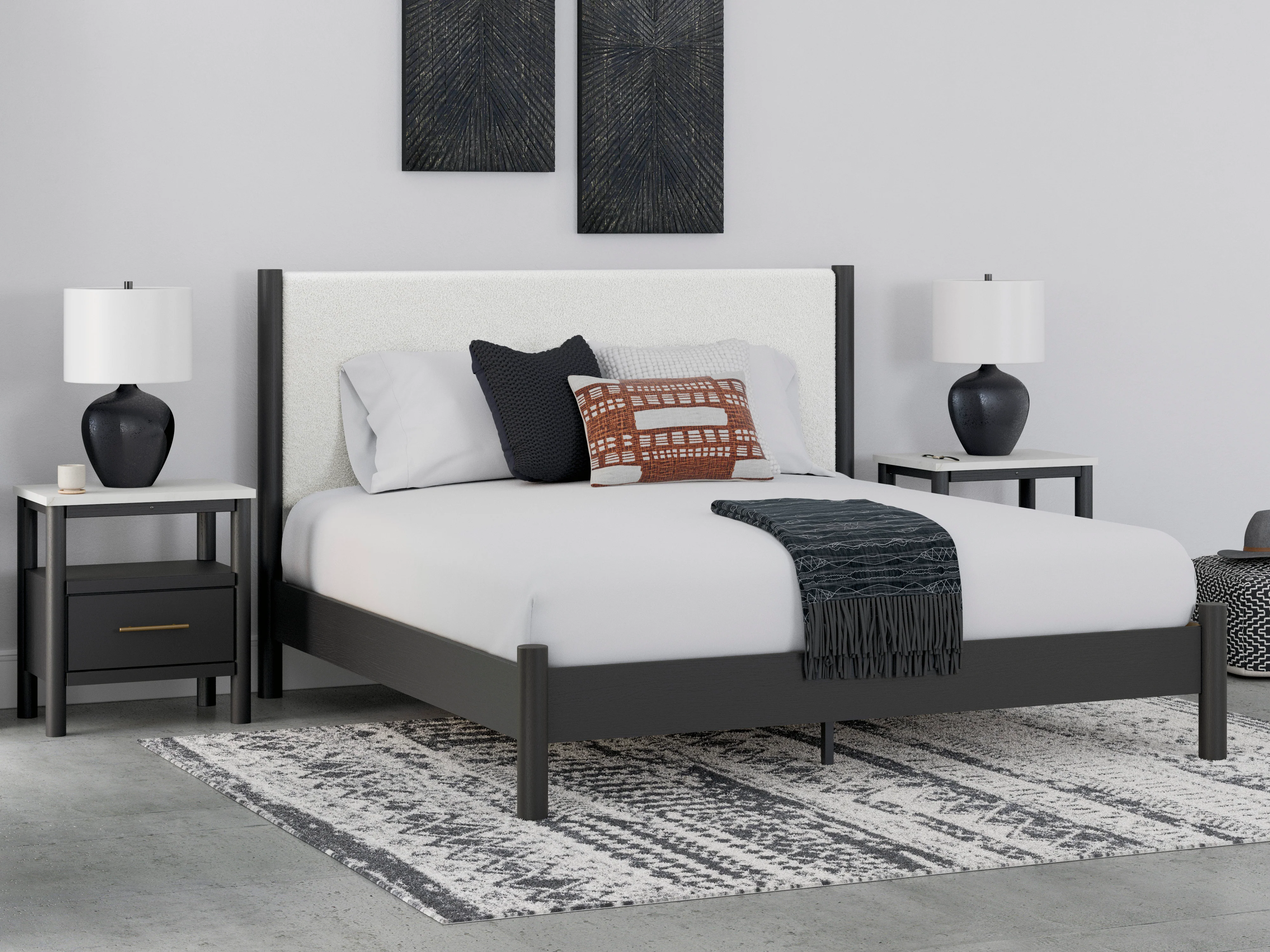 Ashley Cadmori Upholstered Panel Bed - Image 31