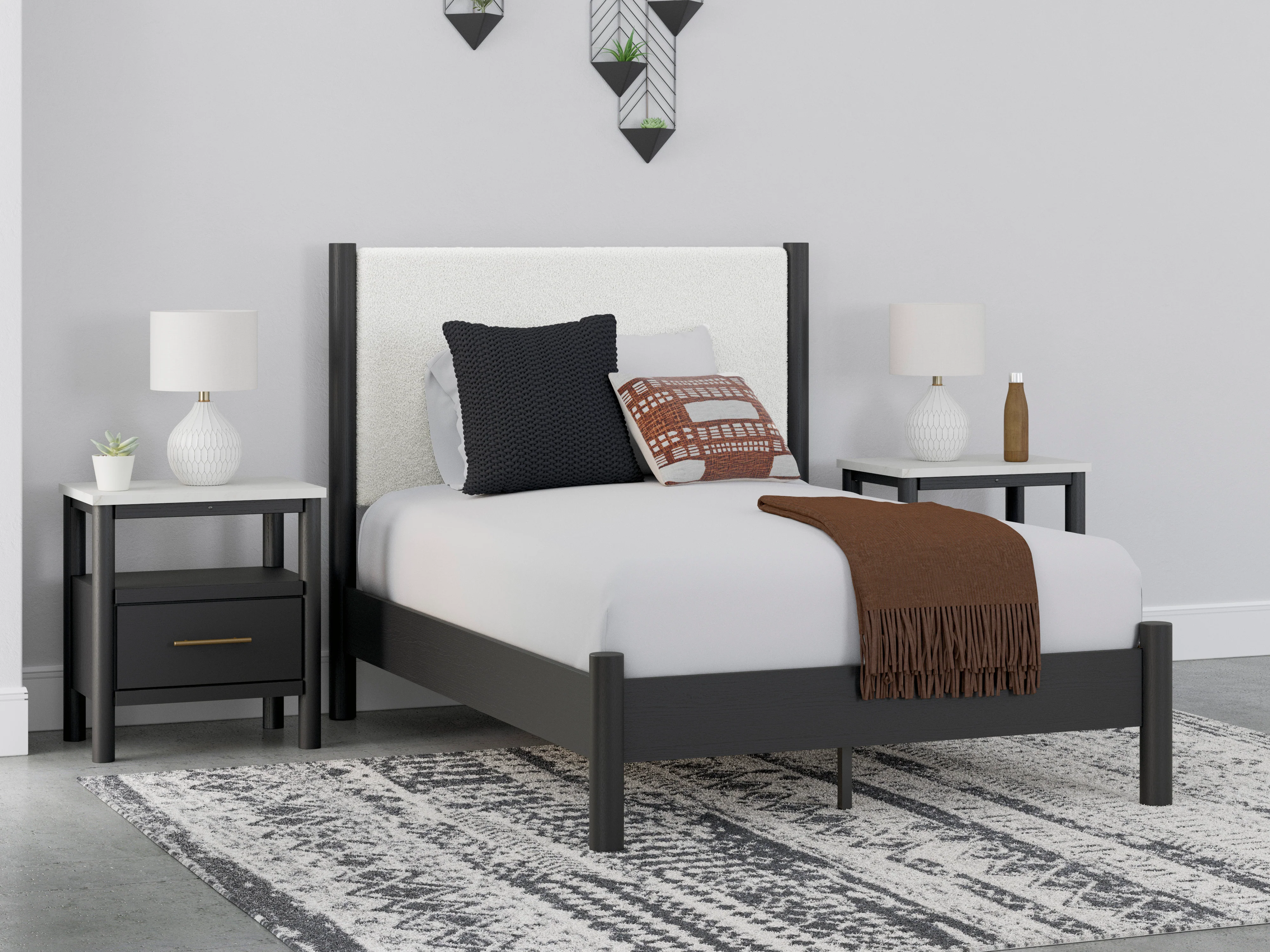 Ashley Cadmori Upholstered Panel Bed - Image 38