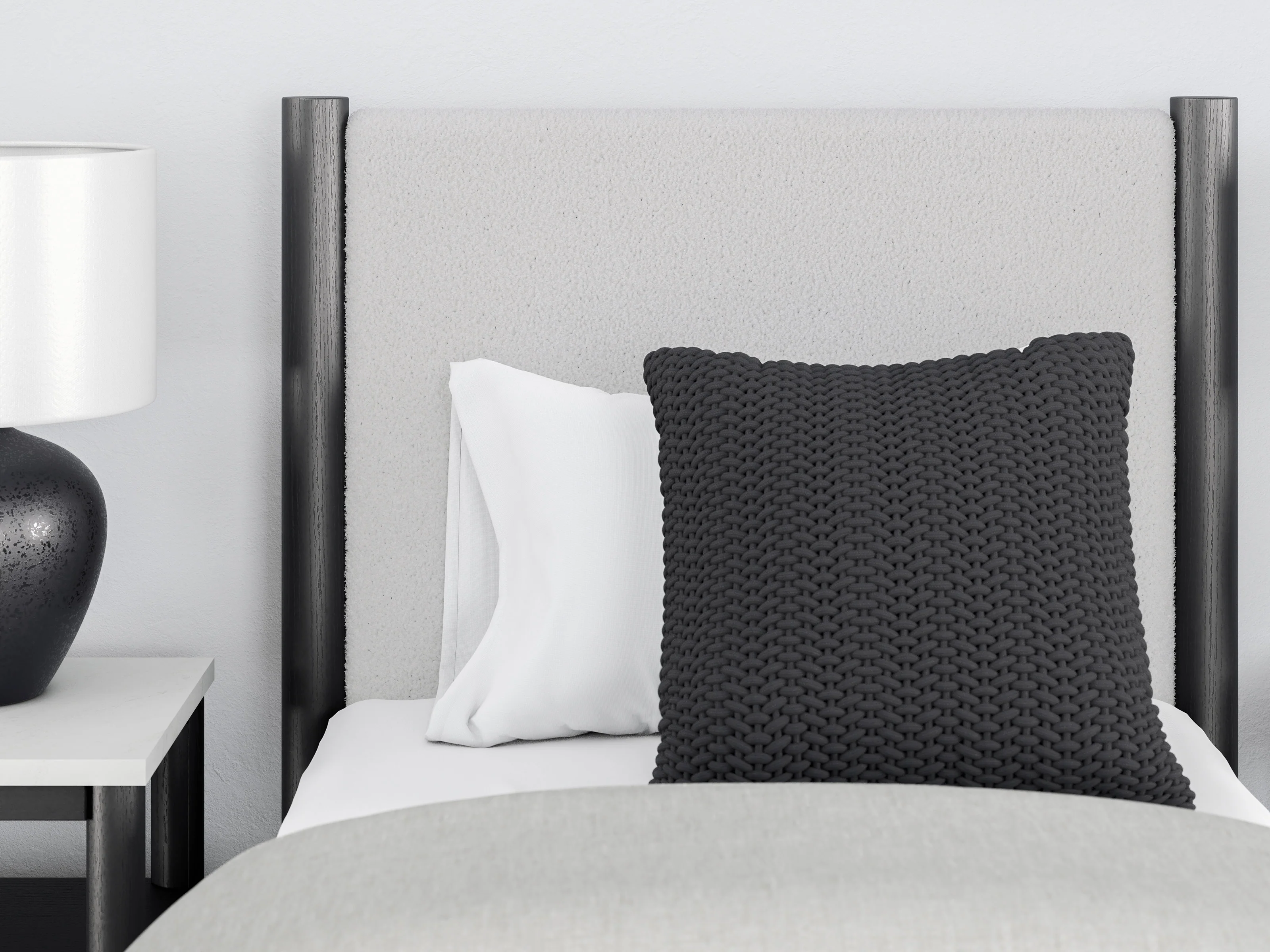 Cadmori Upholstered Panel Headboard - Image 8
