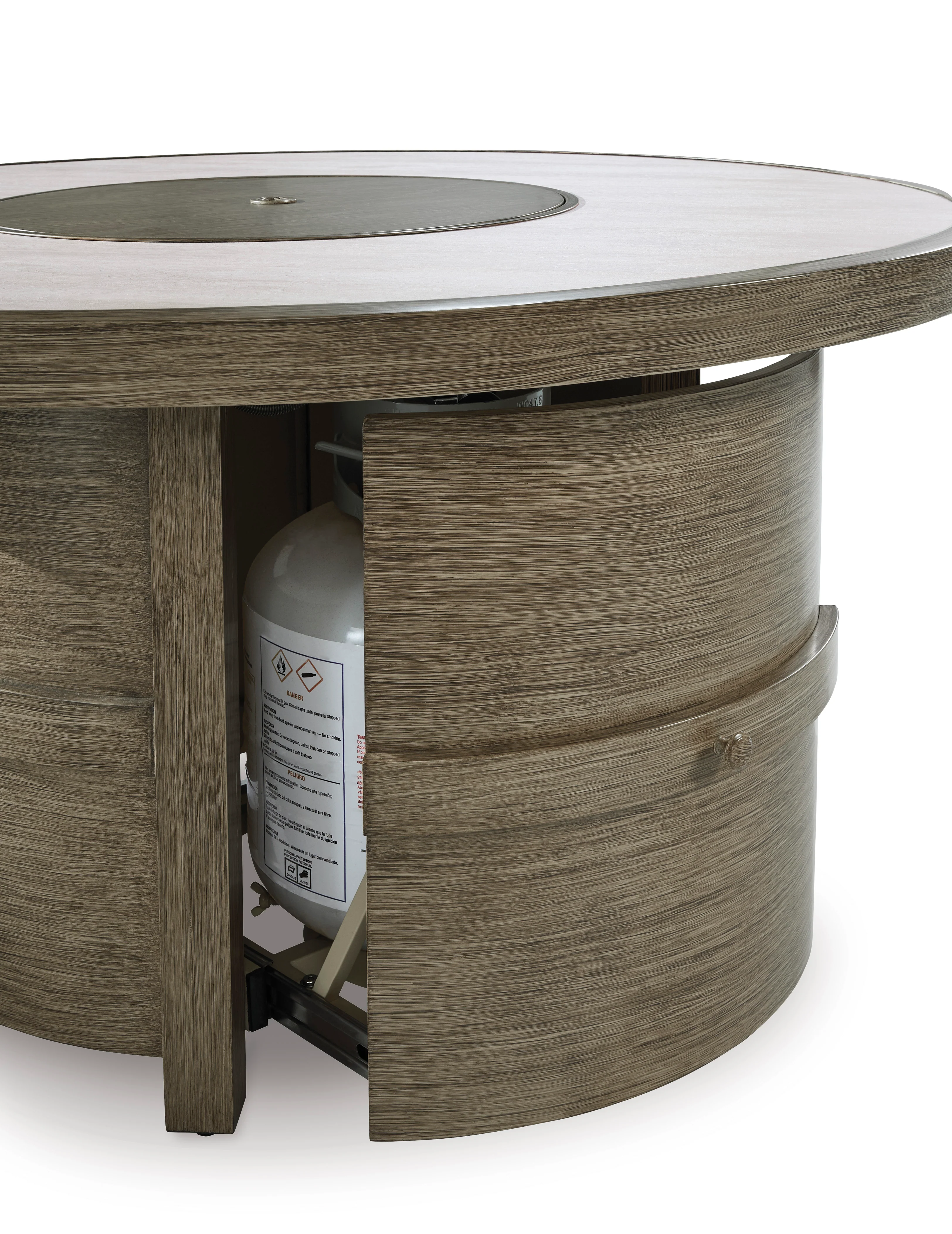 Rainier Ranch Outdoor Dining Fire Pit Table - Image 5