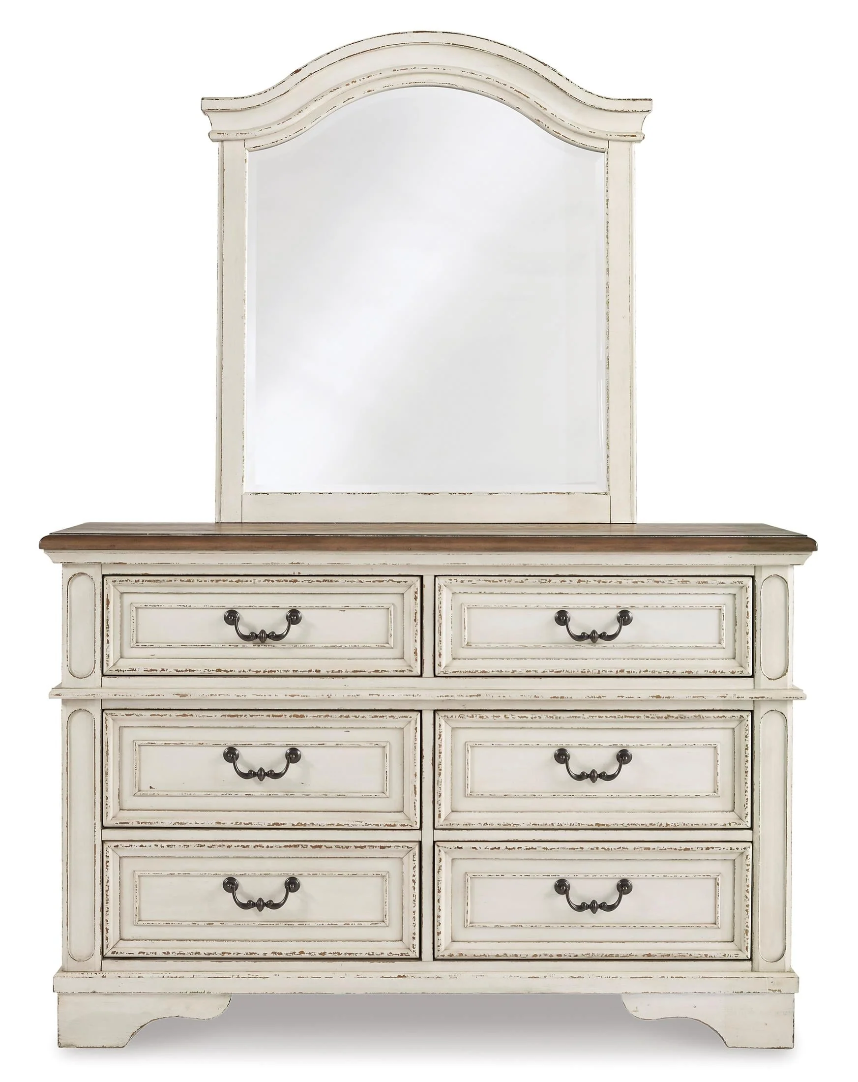 Realyn 54" 6 Drawer Dresser and Mirror