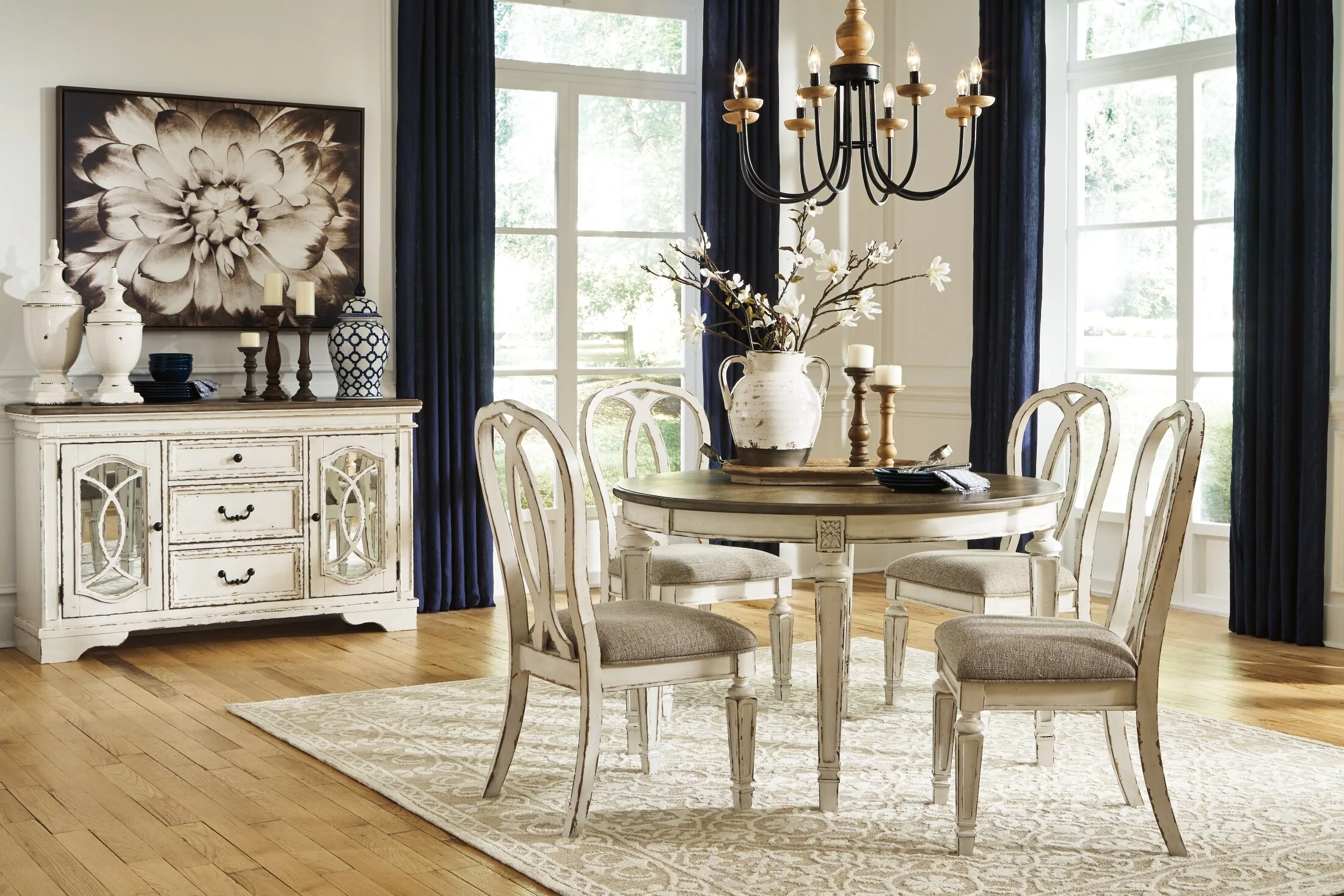 Realyn Round Dining Extension Table - Image 2