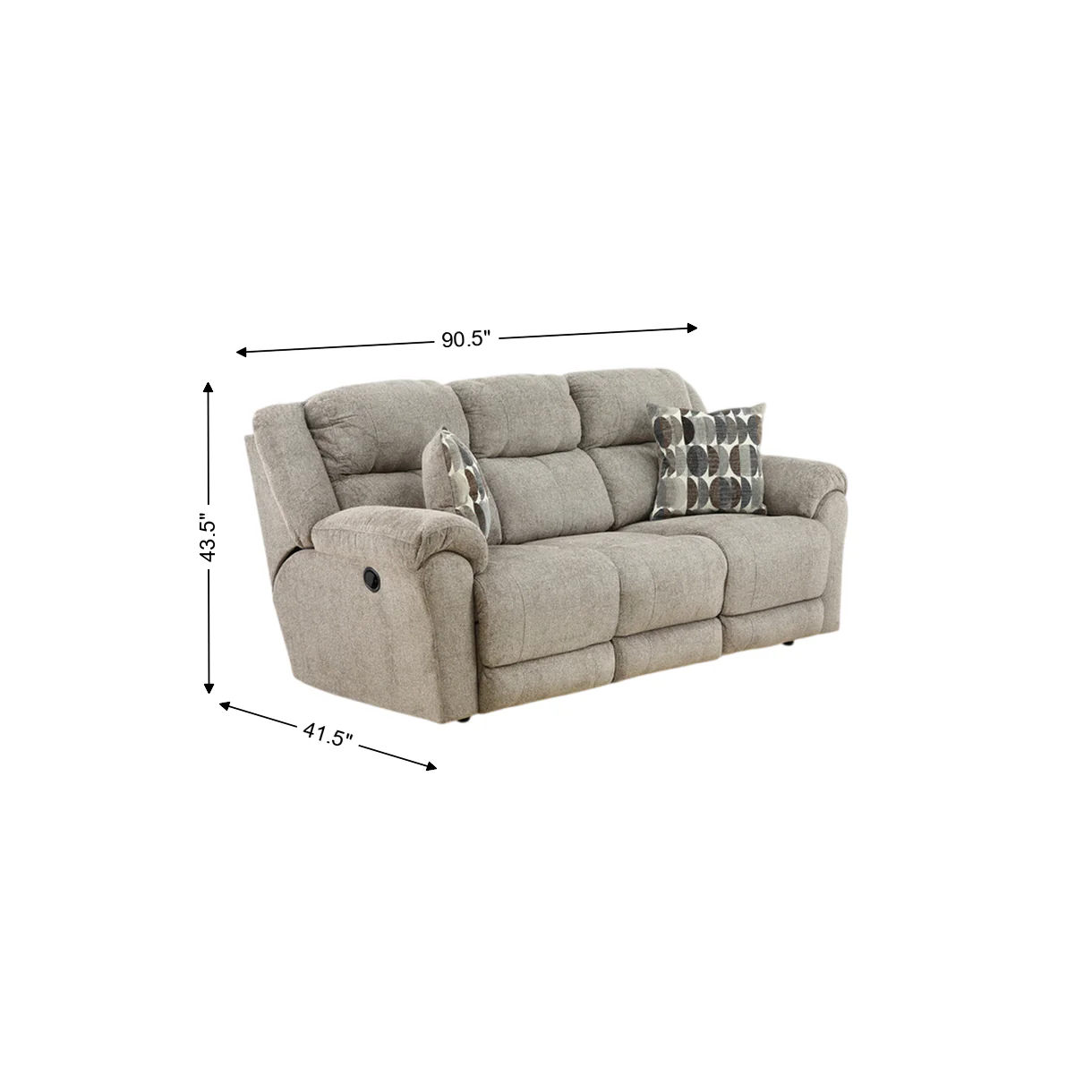 Peppar Reclining Sofa - Image 3