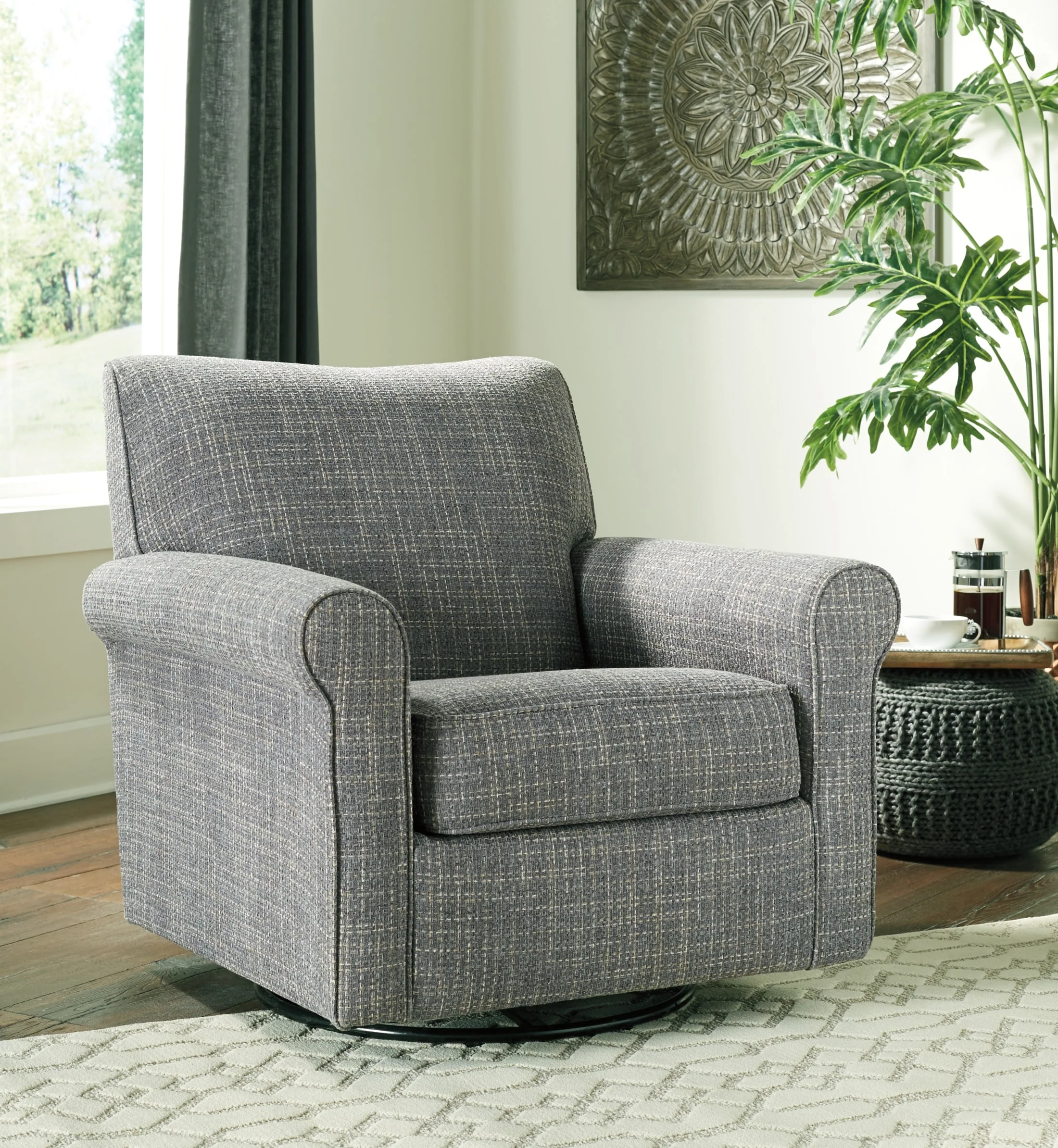 Renley Accent Swivel Glider Chair - Image 2