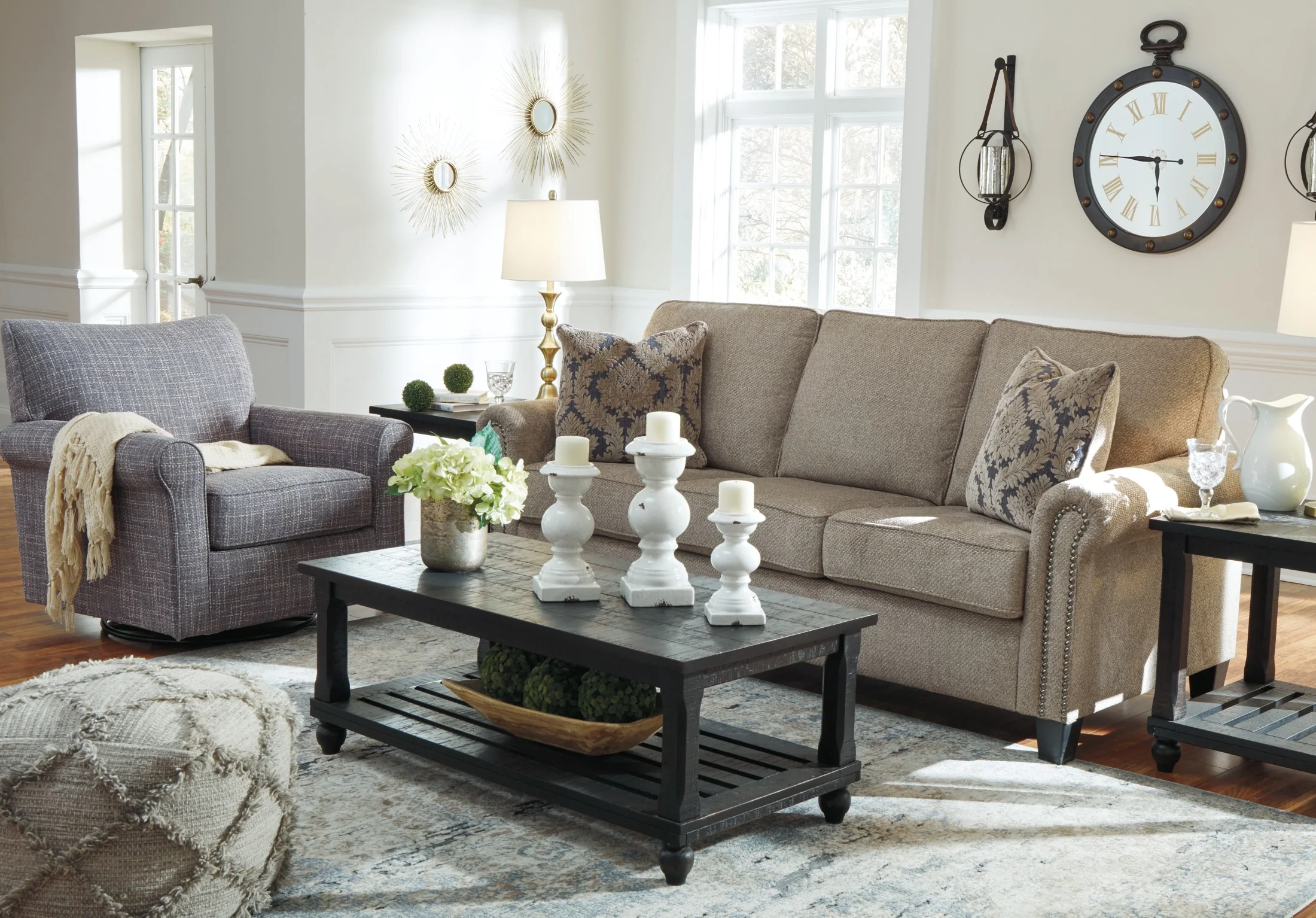 Renley Accent Swivel Glider Chair - Image 3