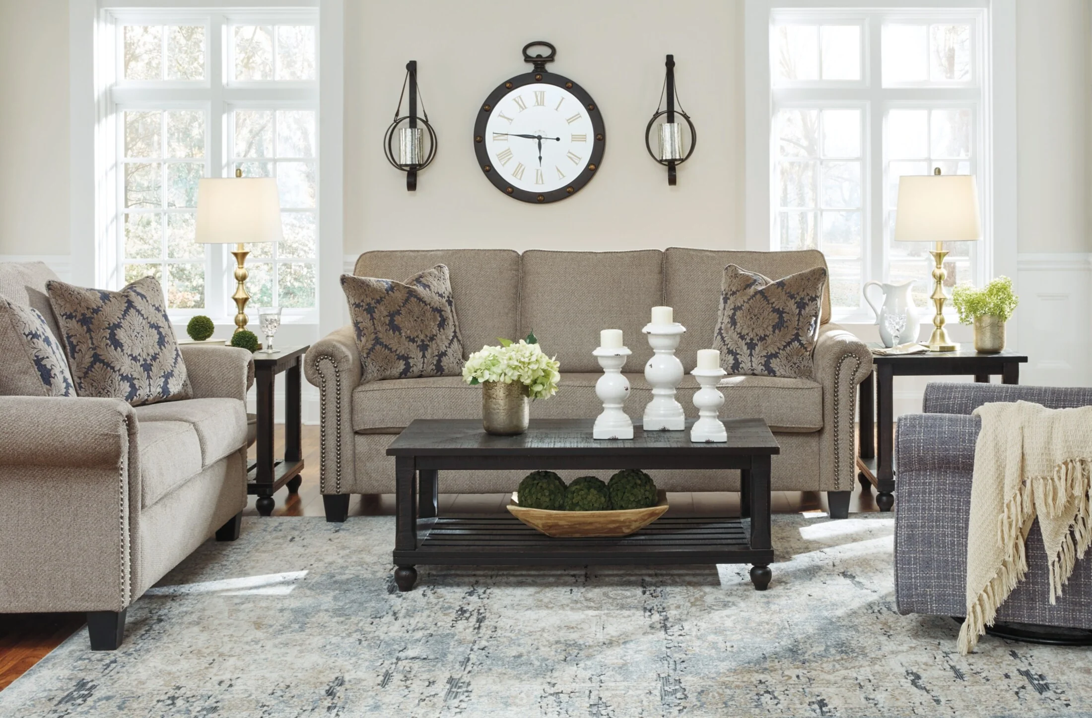 Renley Accent Swivel Glider Chair - Image 5