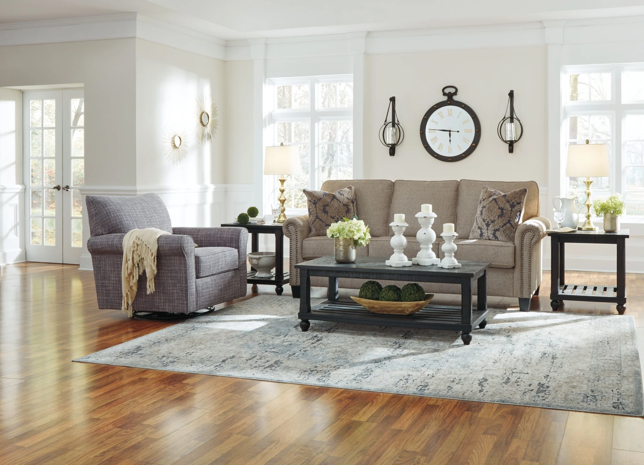 Renley Accent Swivel Glider Chair - Image 6