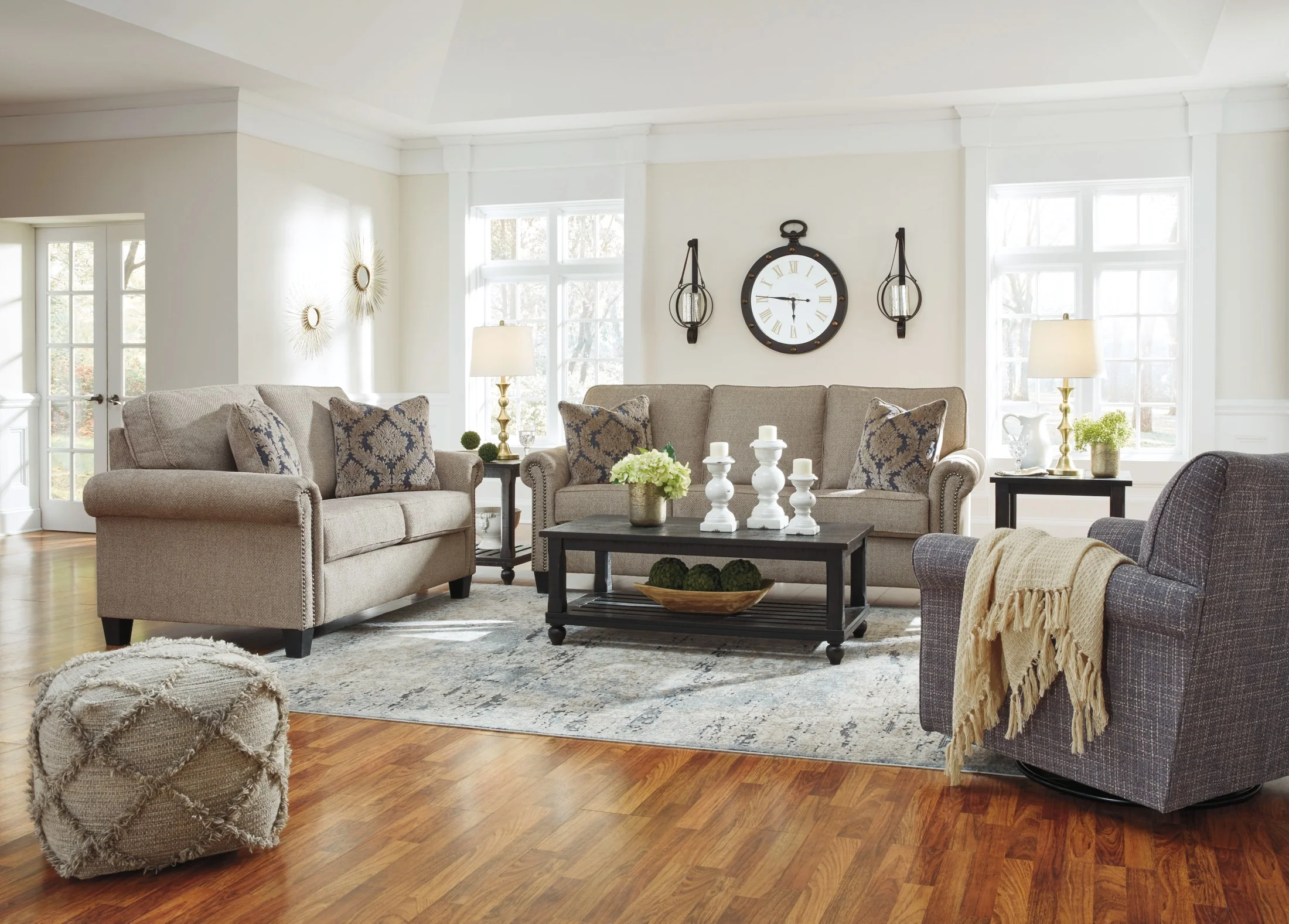 Renley Accent Swivel Glider Chair - Image 7
