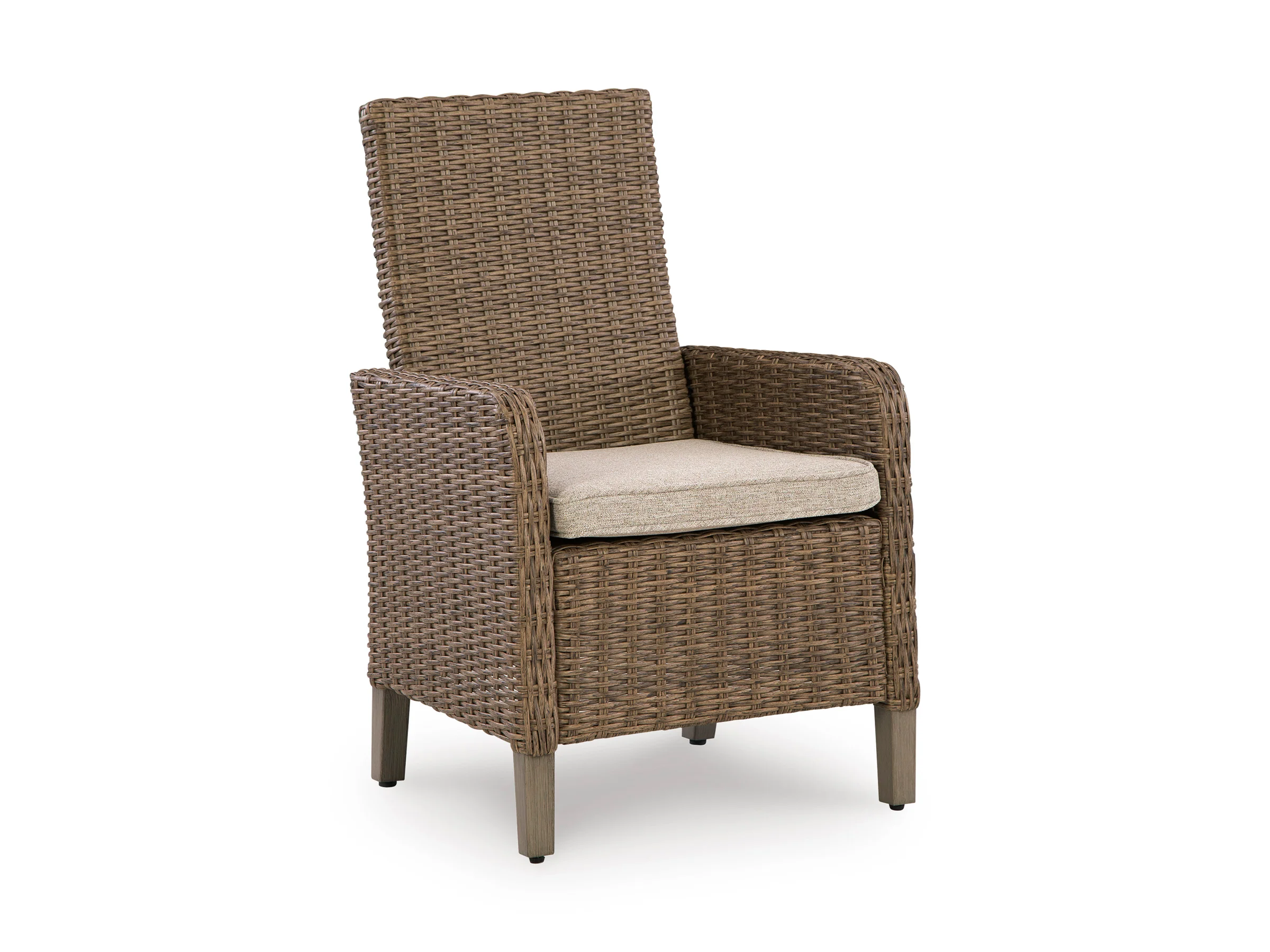 Ashley Revare Beach Outdoor Patio Arm Chair With Cushion (Set of 2)
