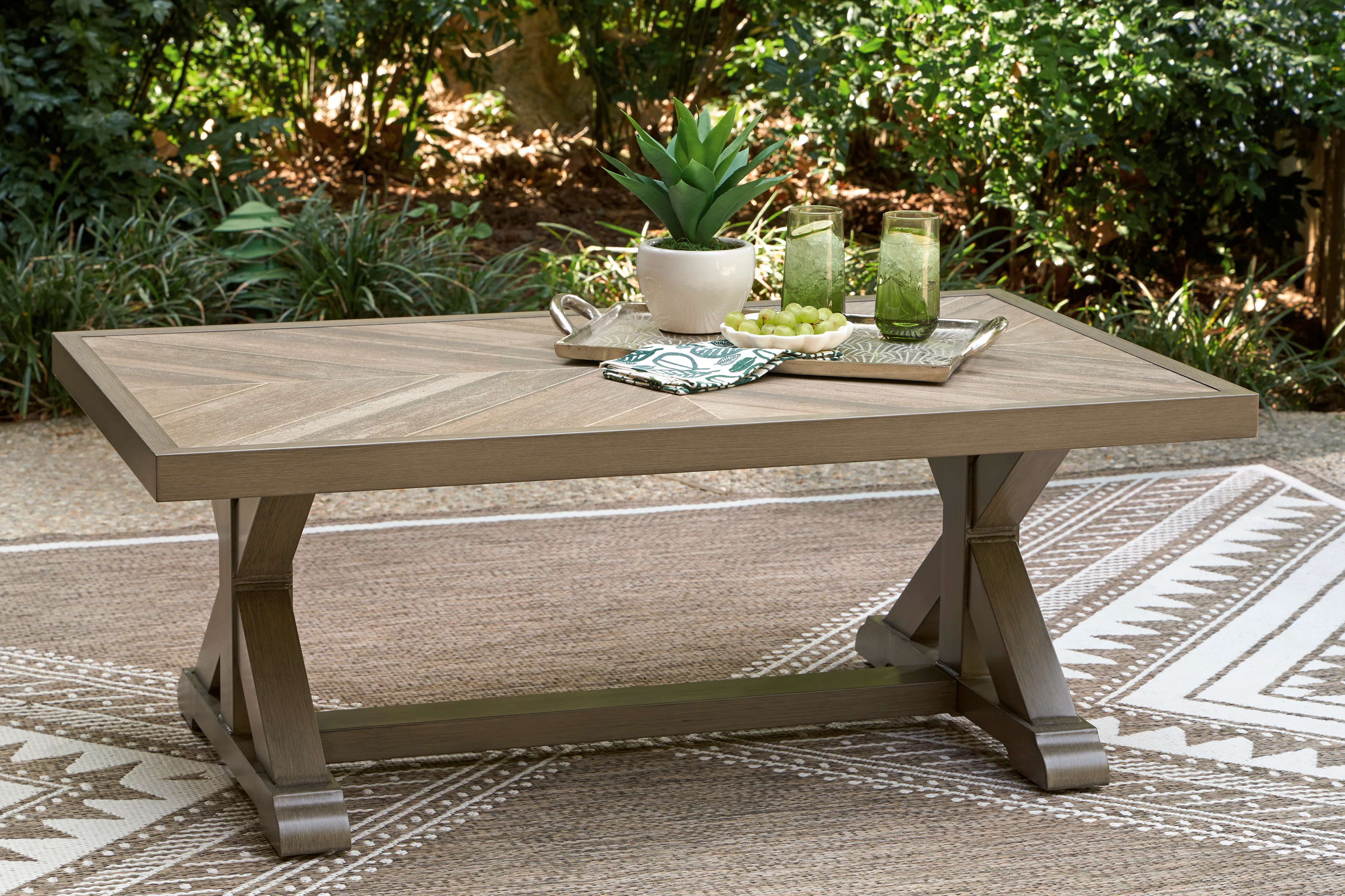 Revare Beach Rectangular Cocktail Table - Image 4