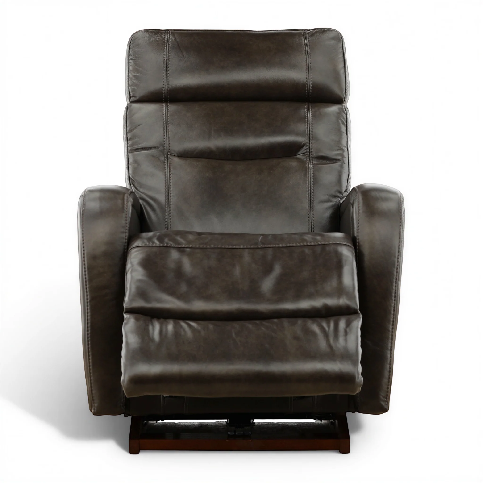 La-Z-Boy Baron Leather Power Rocker Recliner with Power Headrest and Lumbar - Image 3