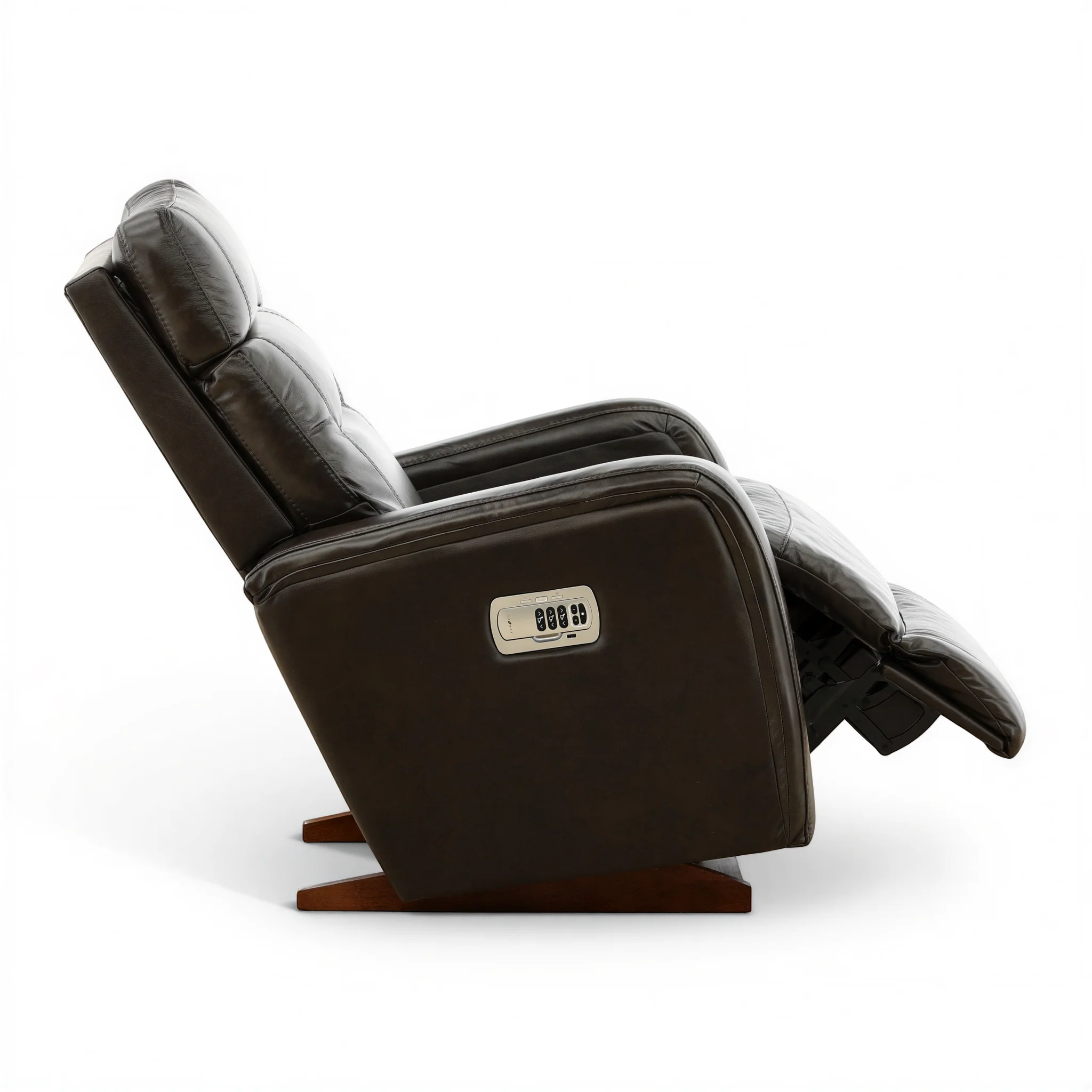 La-Z-Boy Baron Leather Power Rocker Recliner with Power Headrest and Lumbar - Image 9