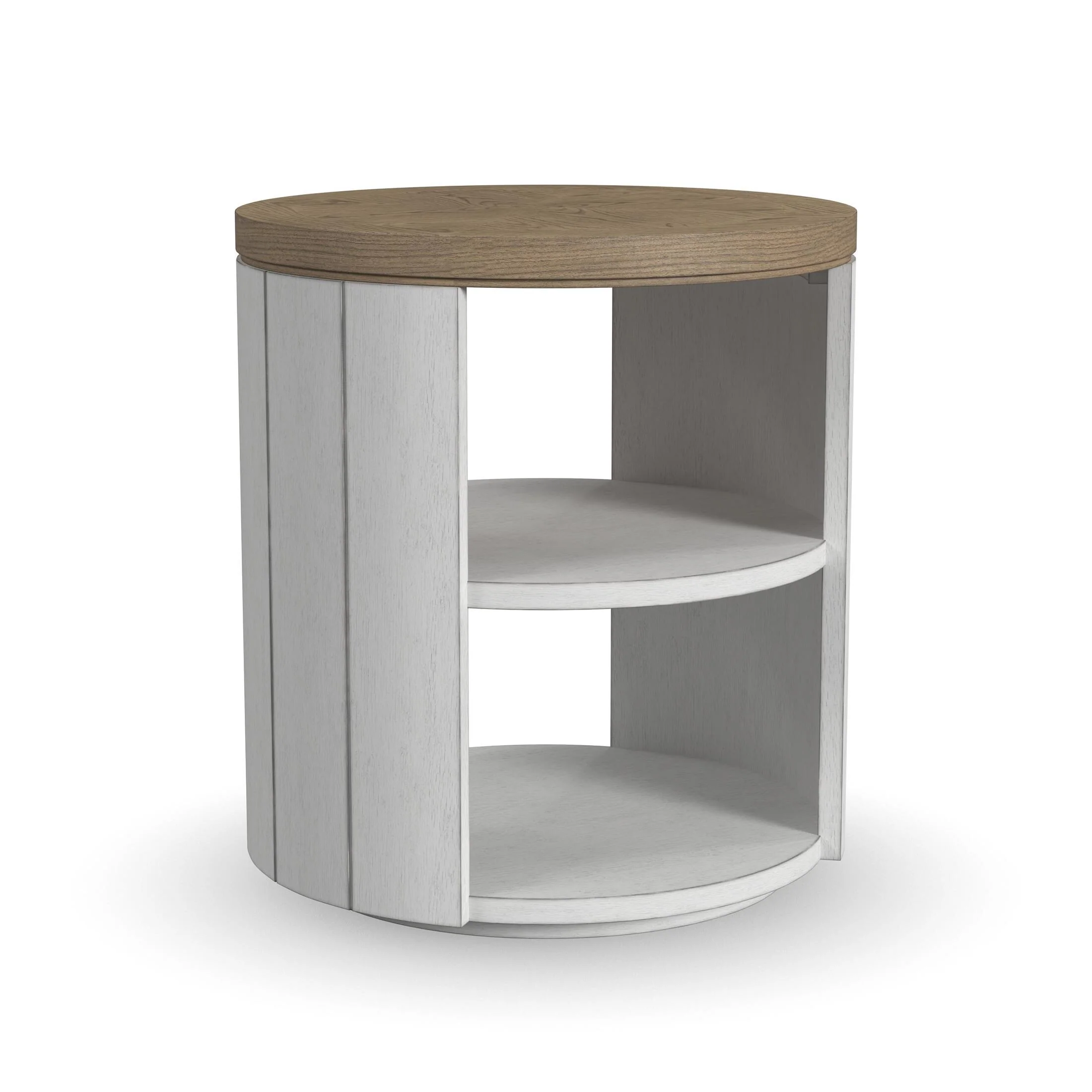 Flexsteel Melody Round Barrel End Table